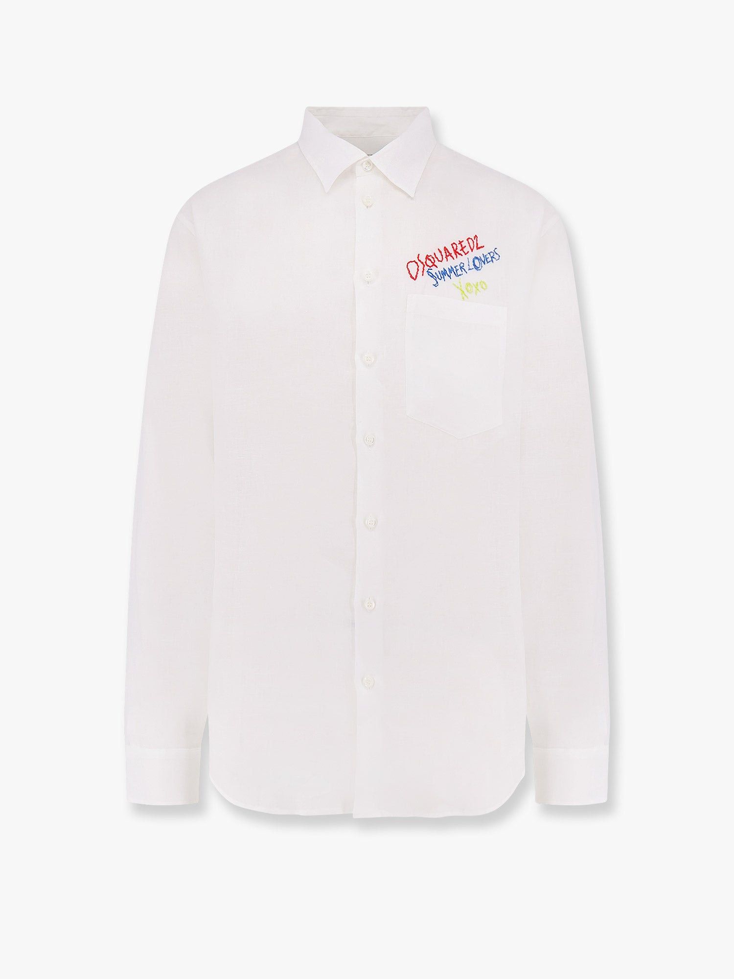 Dsquared2 Dsquared2 Summer Lovers Oversized Linen Shirt