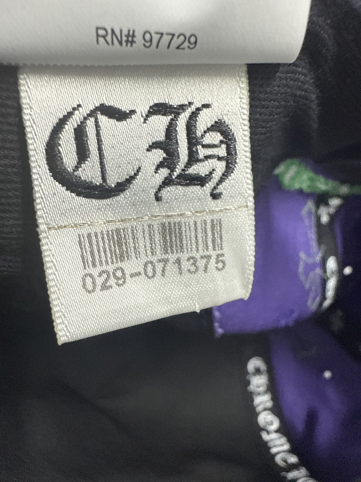 Chrome Hearts CHROME HEARTS CROSS PATCH LETTER HAT PURPLE GREEN Size ONE SIZE - 5 Thumbnail