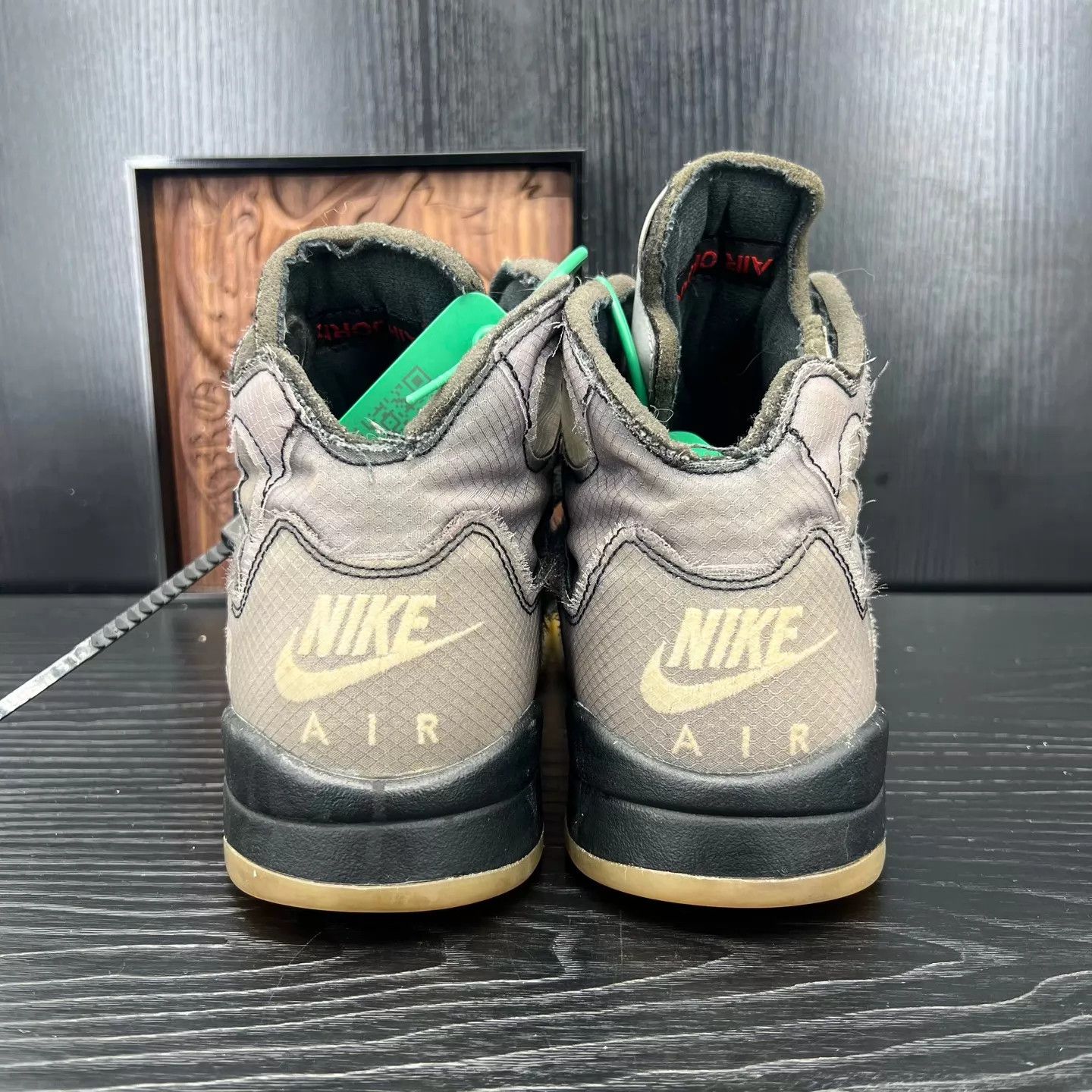 Off-White Off-White x AJ5 'Black Cicada Wing' 43 Near Mint With Box Size US 9.5 / EU 42-43 - 3 Thumbnail