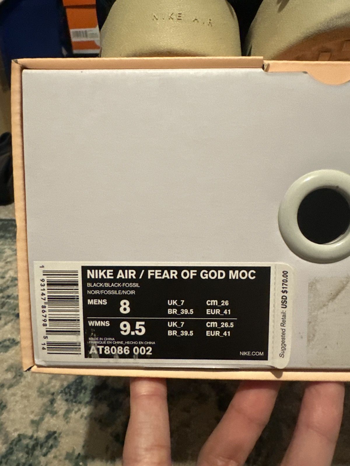 Fear of God Nike x Fear of god Moccasin Size US 8.5 / EU 41-42 - 7 Thumbnail