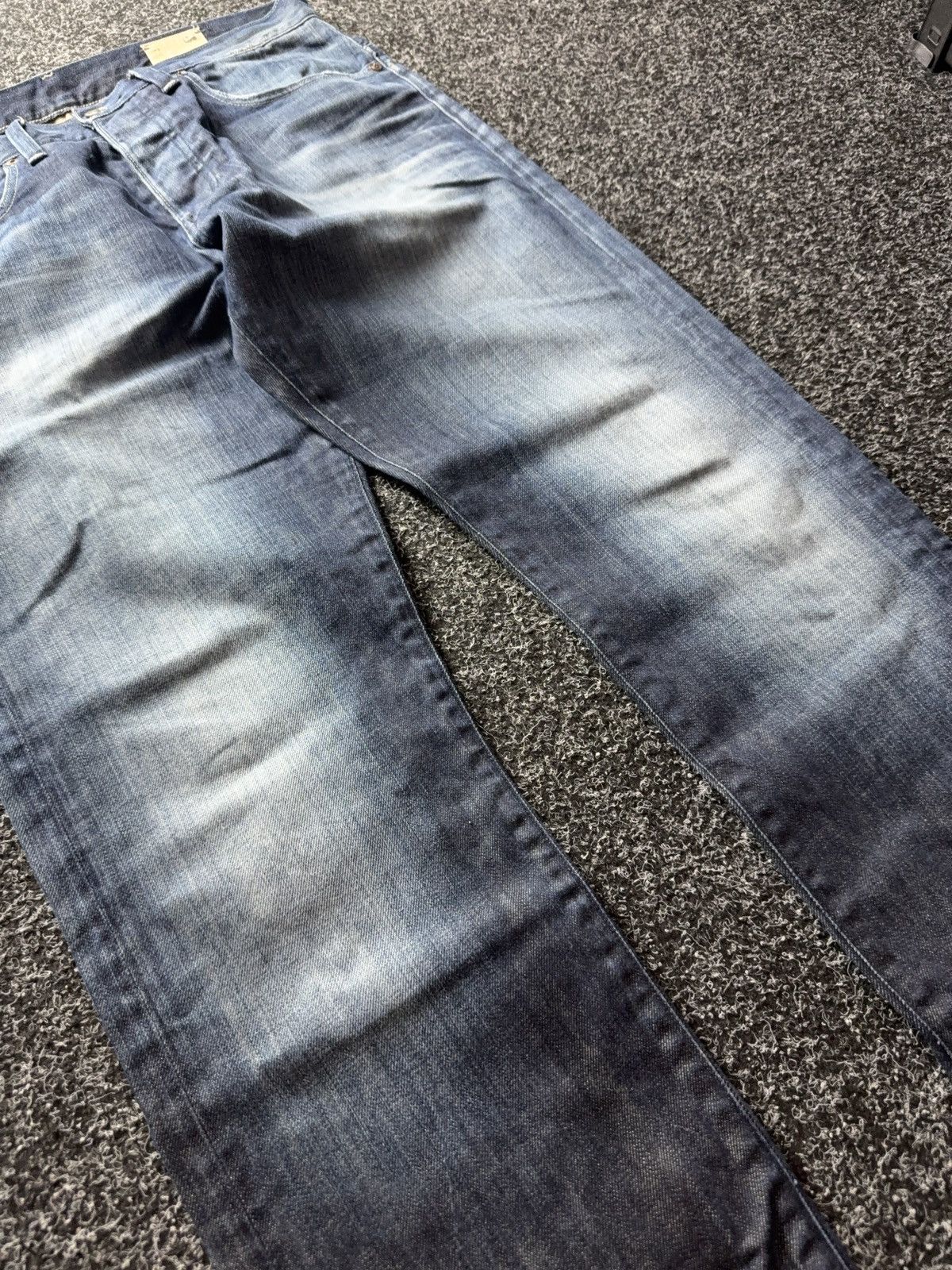 G-Star 00s G-Star 3301 Distressed Raw Hem Y2K SK8 Jeans Fade Denim Size US 32 / EU 48 - 5 Thumbnail