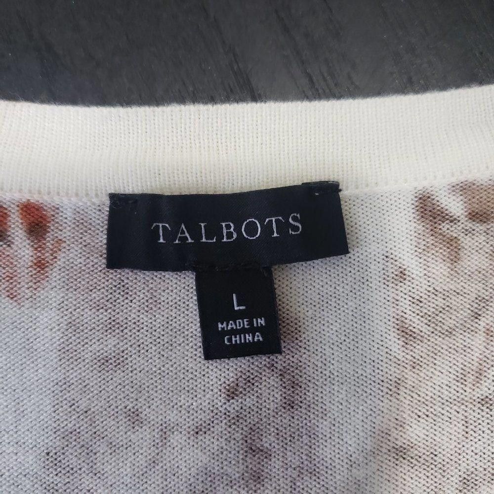 Designer Ct1394 Talbots Ladies Sweater Jacket Size Large Size L / US 10 / IT 46 - 5 Thumbnail