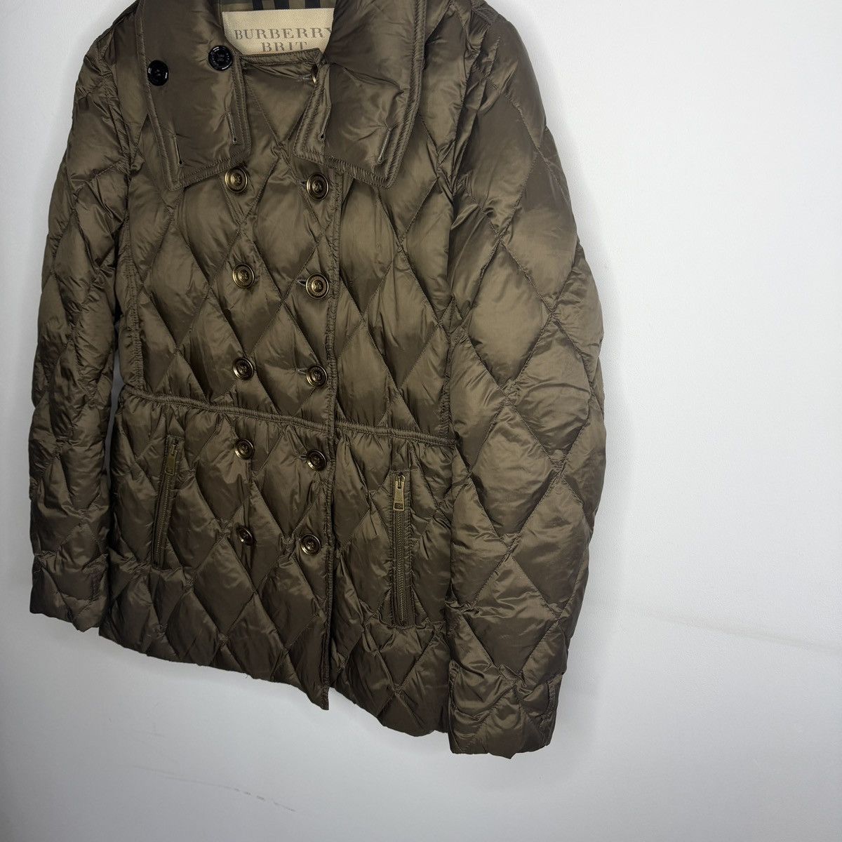 Burberry Burberry Puffer Down Jacket Coat Avant Garde Khaki Green Size M / US 6-8 / IT 42-44 - 2 Thumbnail