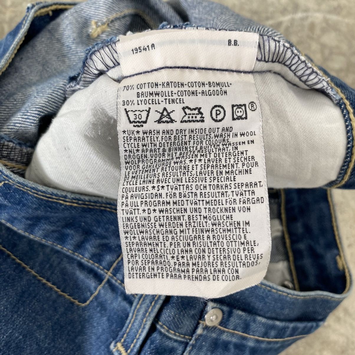 Levi's Vintage Levis Engineered Jeans Relaxed Fit Denim Jeans Size US 32 / EU 48 - 12 Thumbnail