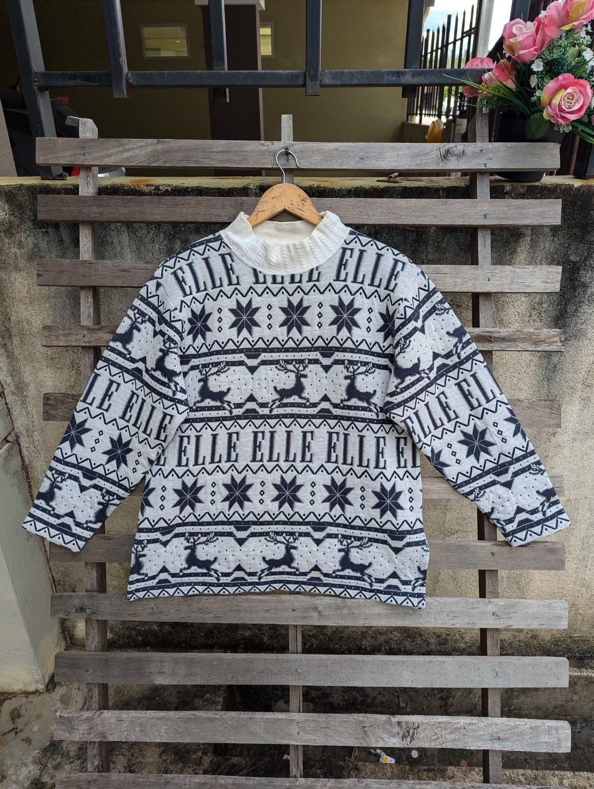 Ellesse Elle Full Print Sweatshirt Size M / US 6-8 / IT 42-44 - 1 Thumbnail