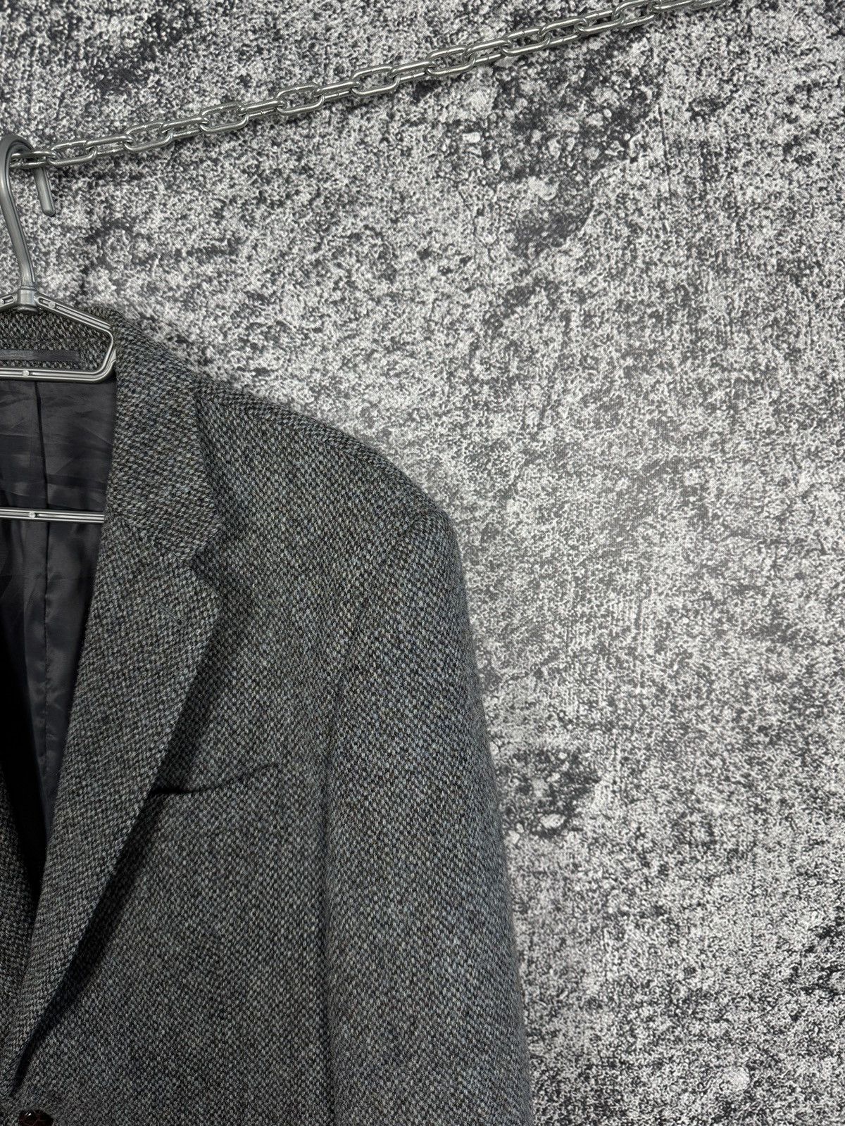 Harris Tweed Harris Tweed Pure New Wool Blazer Jacket Vintage Size 40 Size 40R - 2 Thumbnail