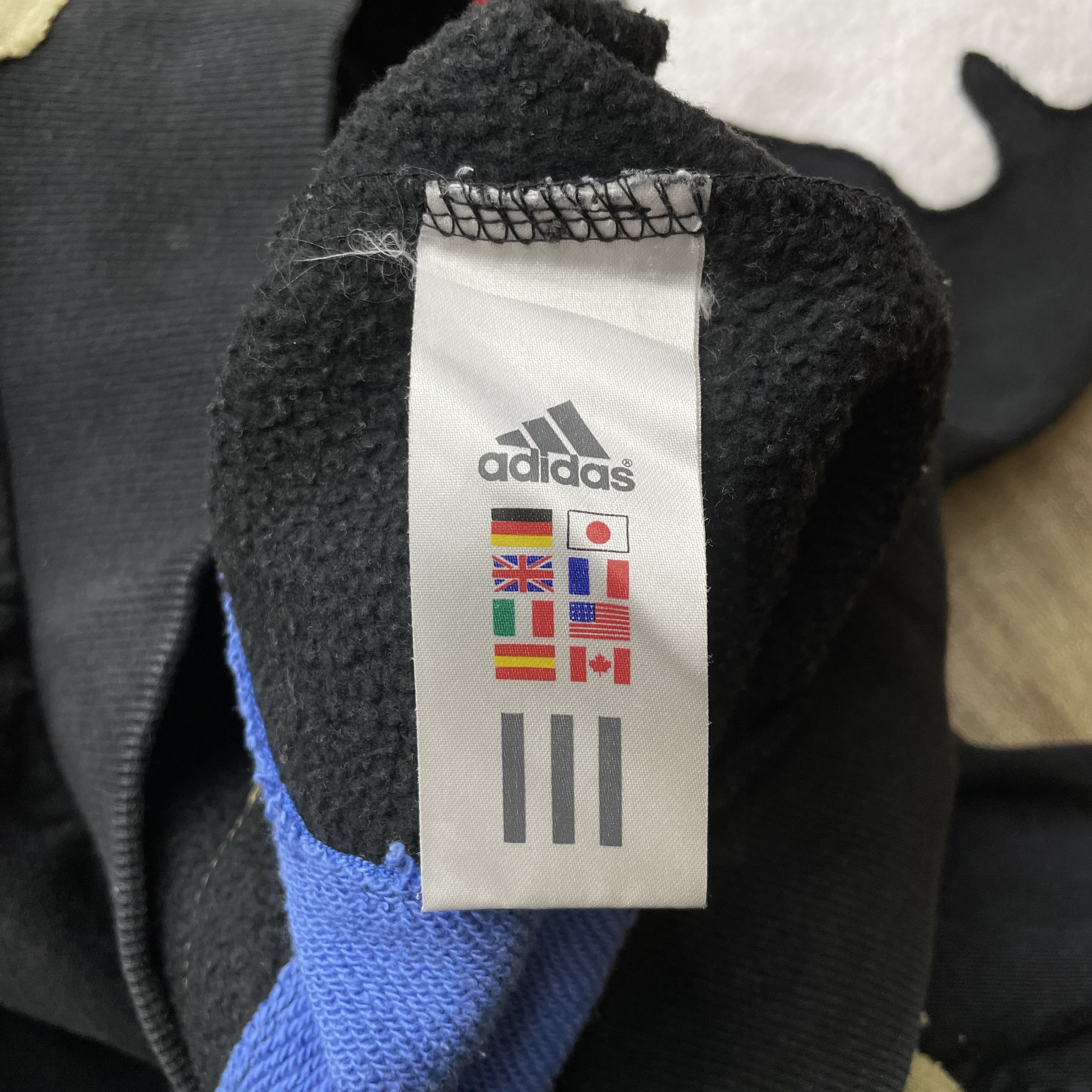 Vintage Vintage Adidas Custom Patchwork Skeleton Graphic Sweatshirt Size US S / EU 44-46 / 1 - 12 Thumbnail