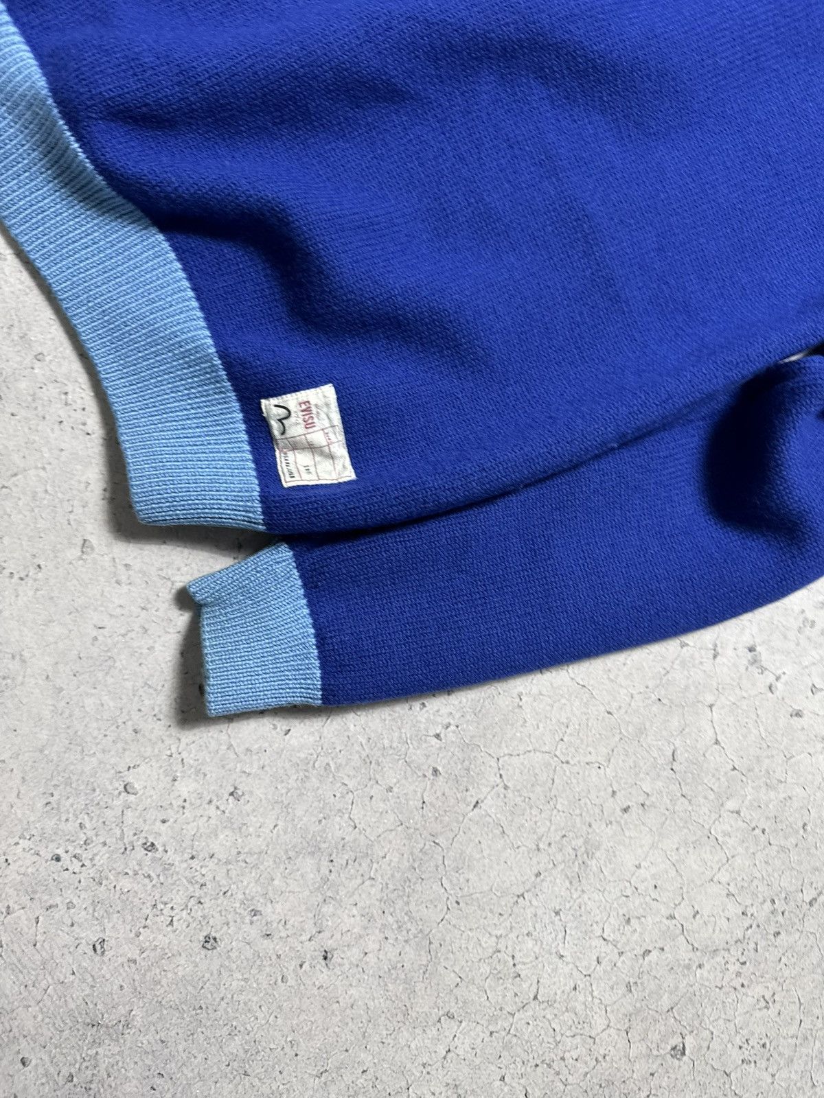Evisu Evisu Knitted Sweater Logo Vintage Size M Wool Size US M / EU 48-50 / 2 - 10 Thumbnail