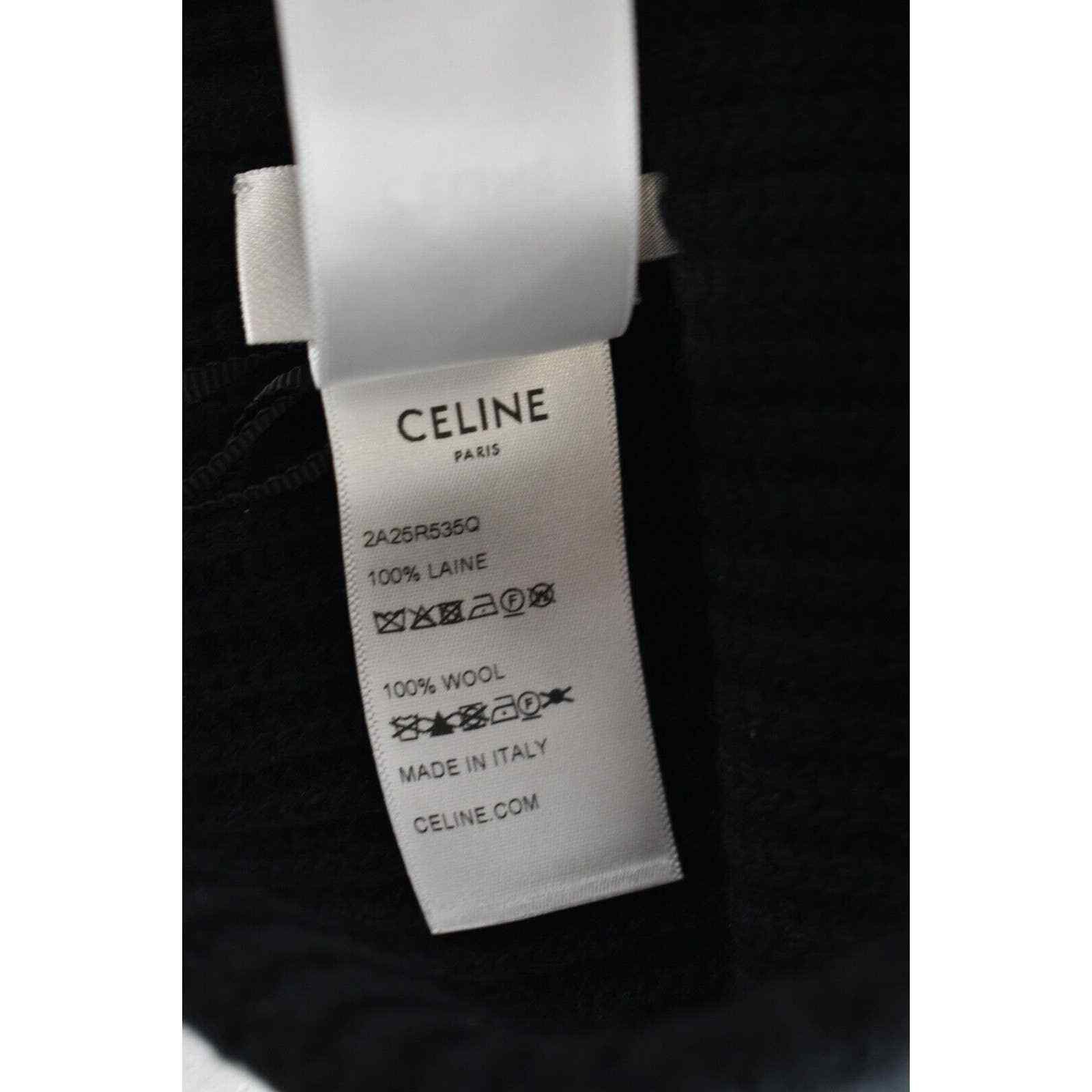 Celine Celine Paris Laine Knit Wool Embroidered Beanie Winter Hat Size ONE SIZE - 10 Thumbnail