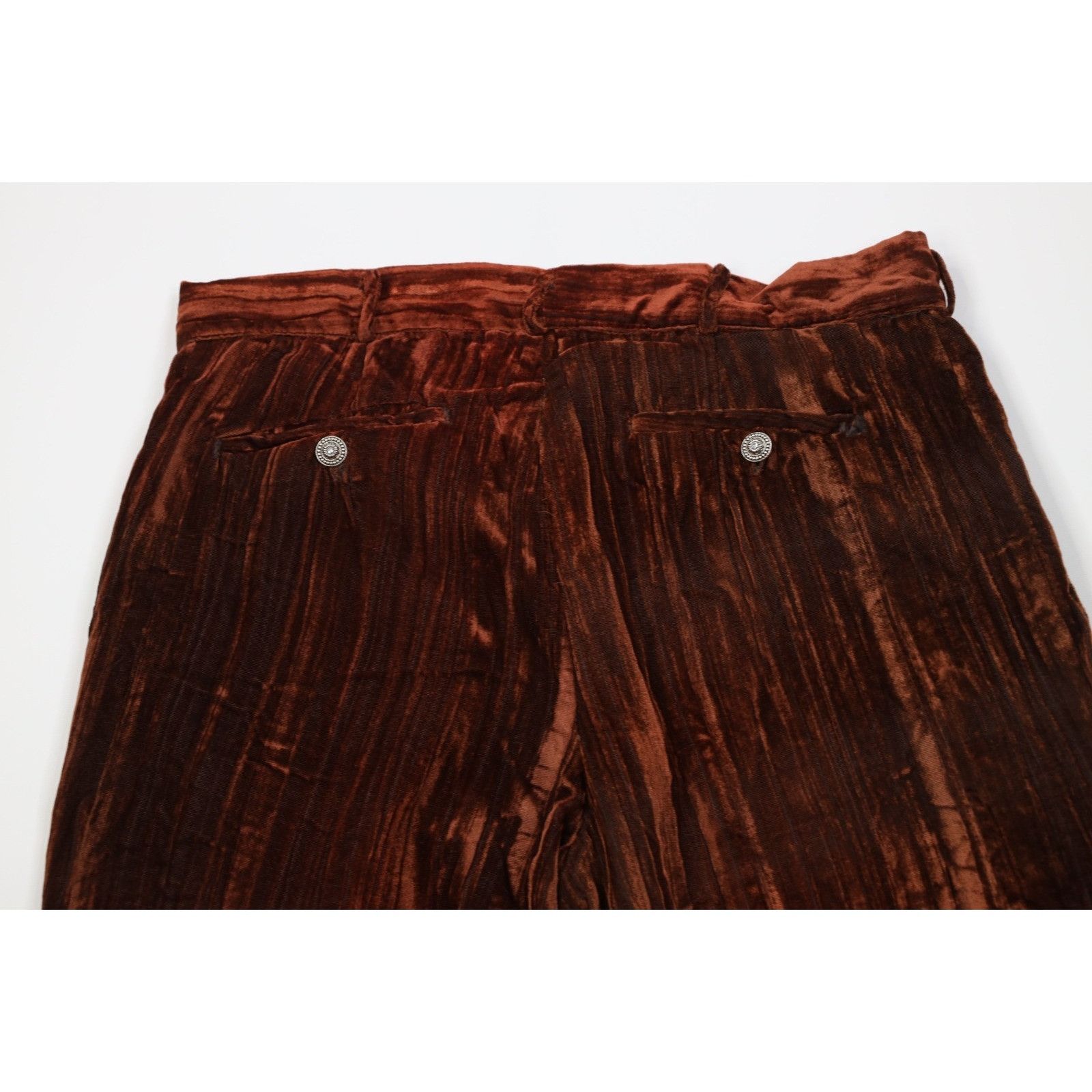 Vintage Vintage 90s Streetwear Velour Velvet Button Shirt Pants Size US L / EU 52-54 / 3 - 22 Thumbnail