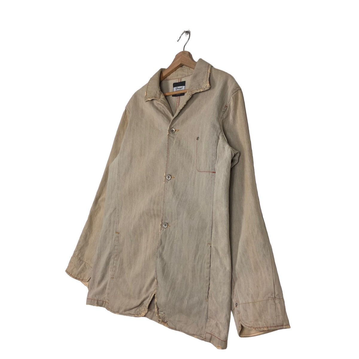 Issey Miyake 🔥Vintage Chore Work Jacket Union Pwpl Issey Miyake Japan Size US L / EU 52-54 / 3 - 2 Thumbnail