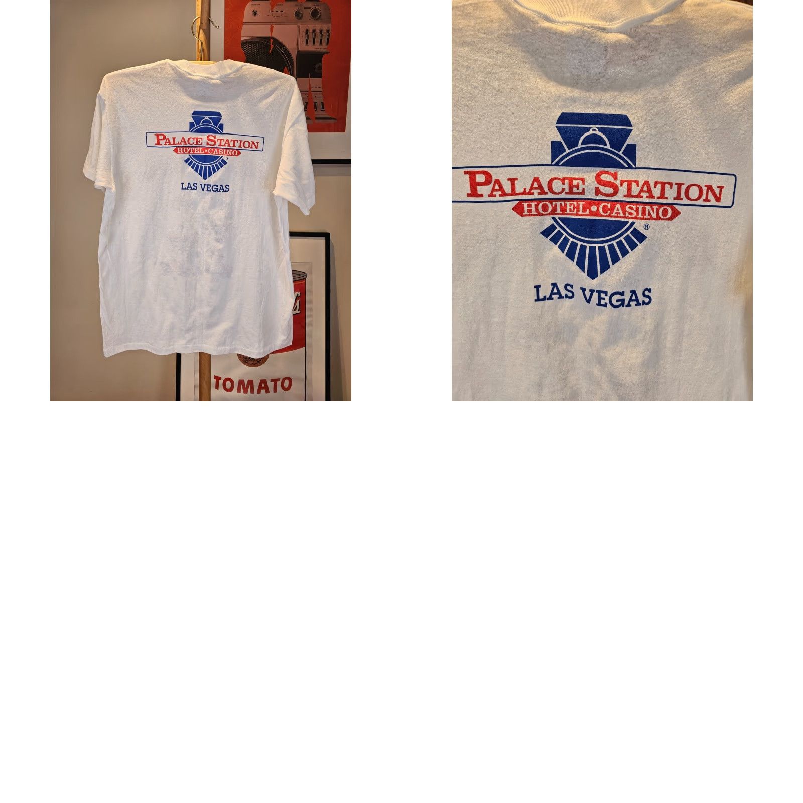 Palace VINTAGE I WANNA GO TO PALACE STATION MEMORIAL DAY WHITE T-SHIRT XL (CROSS CHEST 22 INCH) Mens Size US XL / EU 56 / 4 - 8 Thumbnail