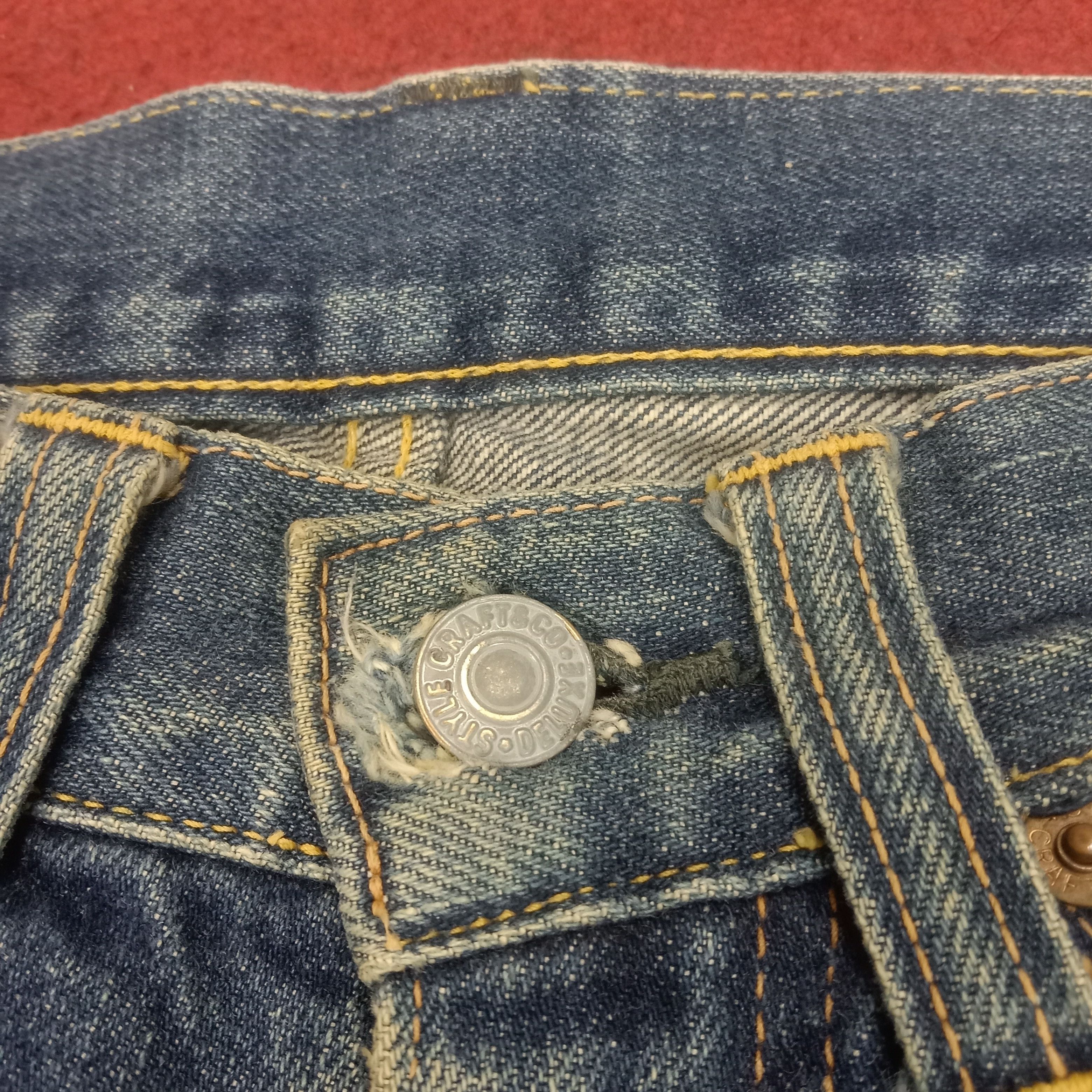 Japanese Brand × Vintage Evis Jeans Japanese Brand Streetwear Custom Daicock Size US 28 / EU 44 - 13 Thumbnail