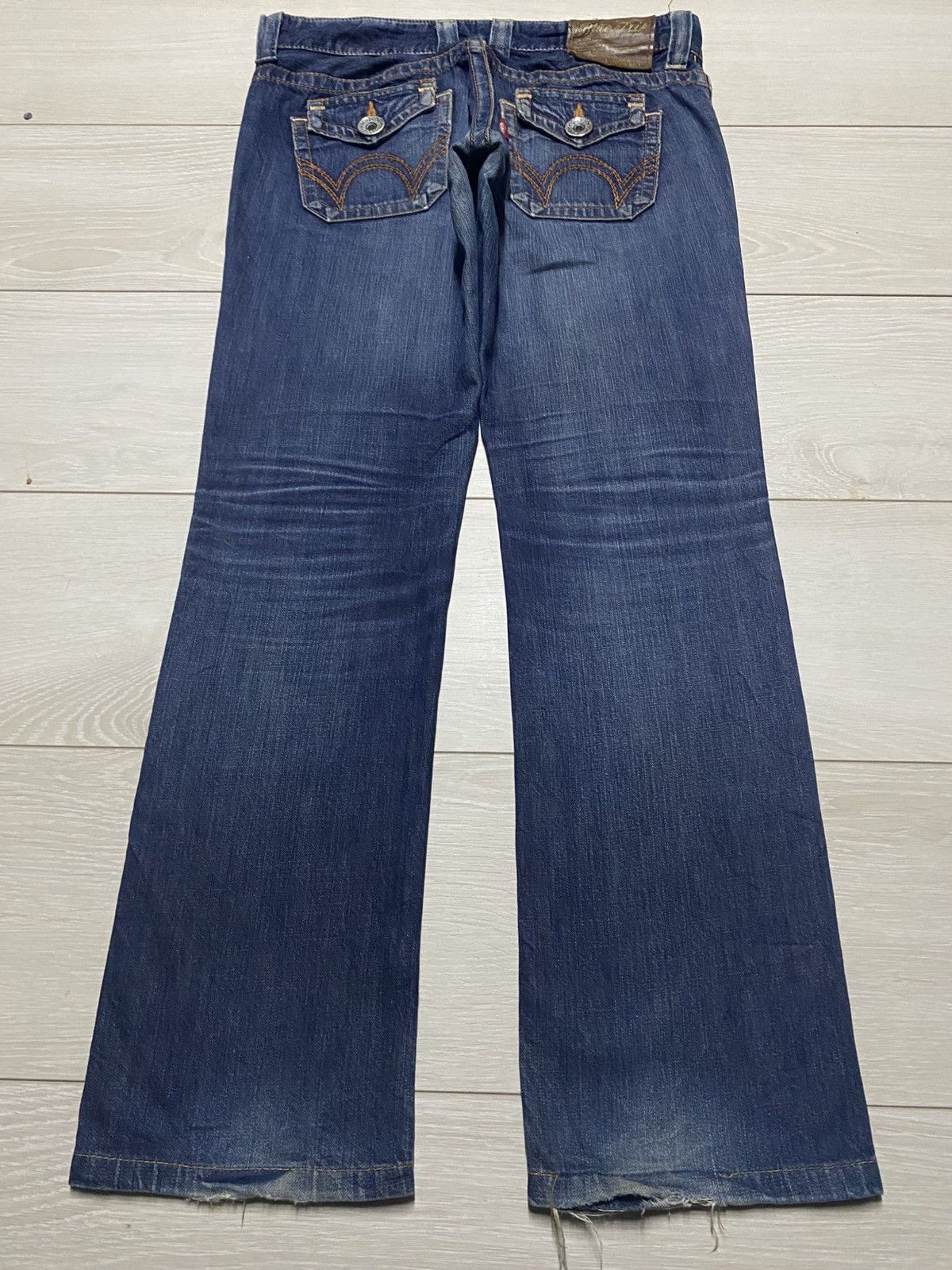 Edwin Vintage Edwin Blue Trip 5506 Bush Pant skinny Slim Jeans Size US 32 / EU 48 - 2 Thumbnail