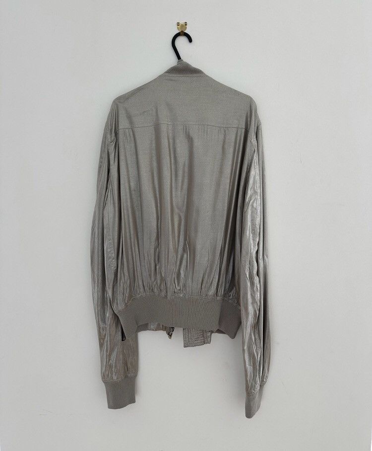Rick Owens Rick Owens SS22 Rare Warm Silver Bauhaus Flight Jacket Size US M / EU 48-50 / 2 - 5 Thumbnail