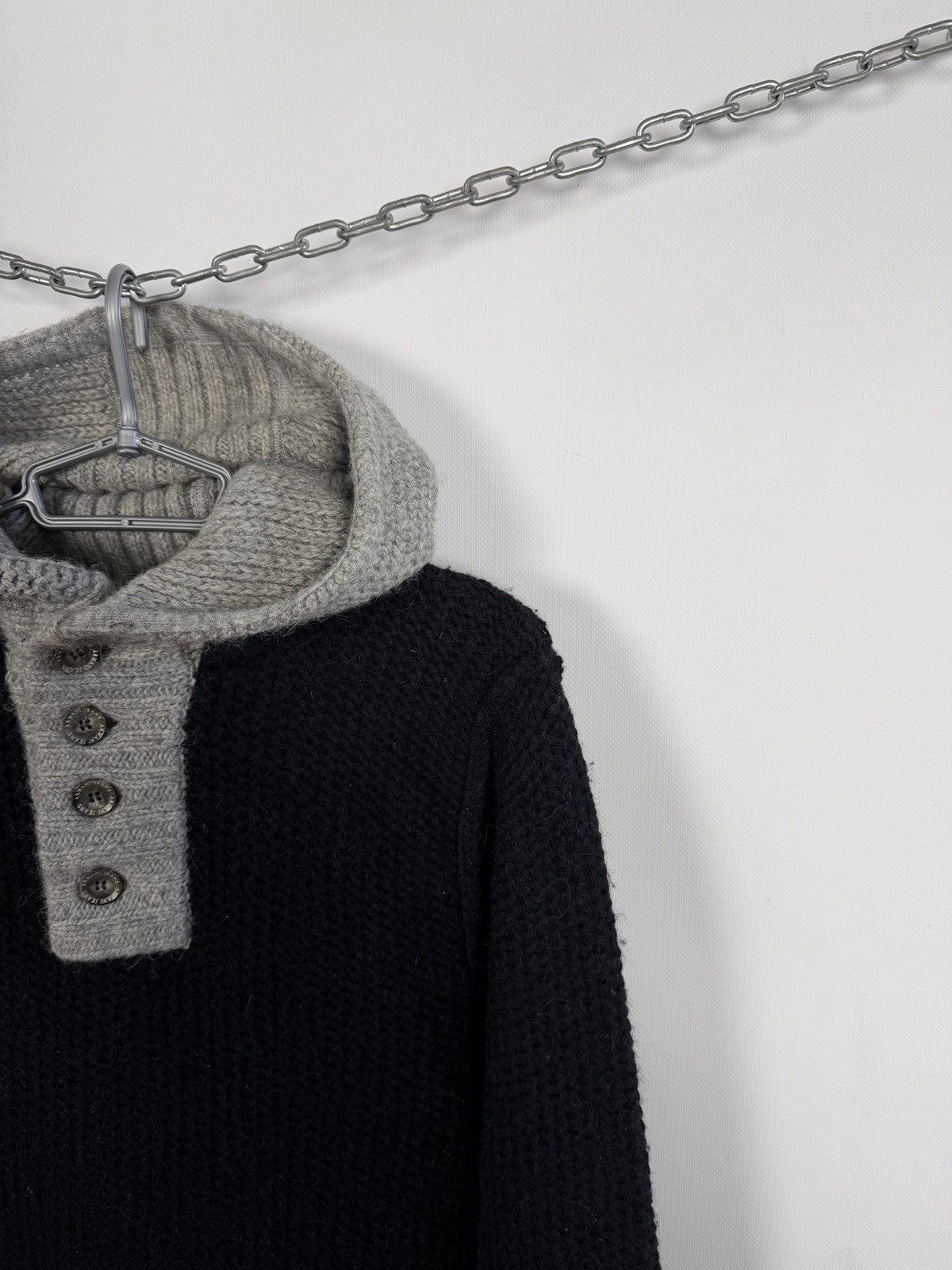 Armani Men’s Armani Jeans Wool Knit Sweater Hooded Pullover Size XL Size US XL / EU 56 / 4 - 2 Thumbnail