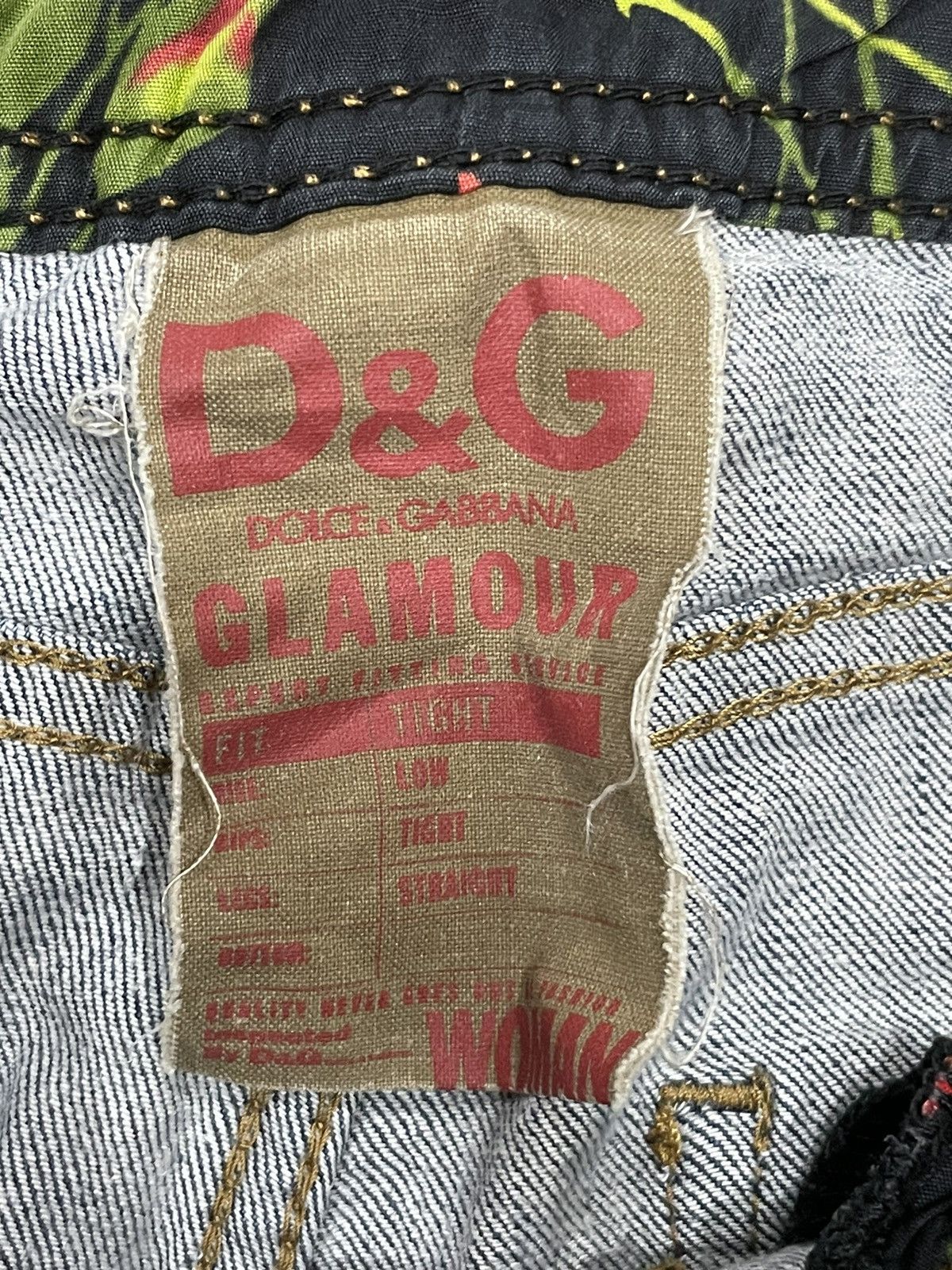 Designer × Dolce & Gabbana × Vintage Dolce & Gabbana Knee length Jeans Size 28" / US 6 / IT 42 - 4 Thumbnail