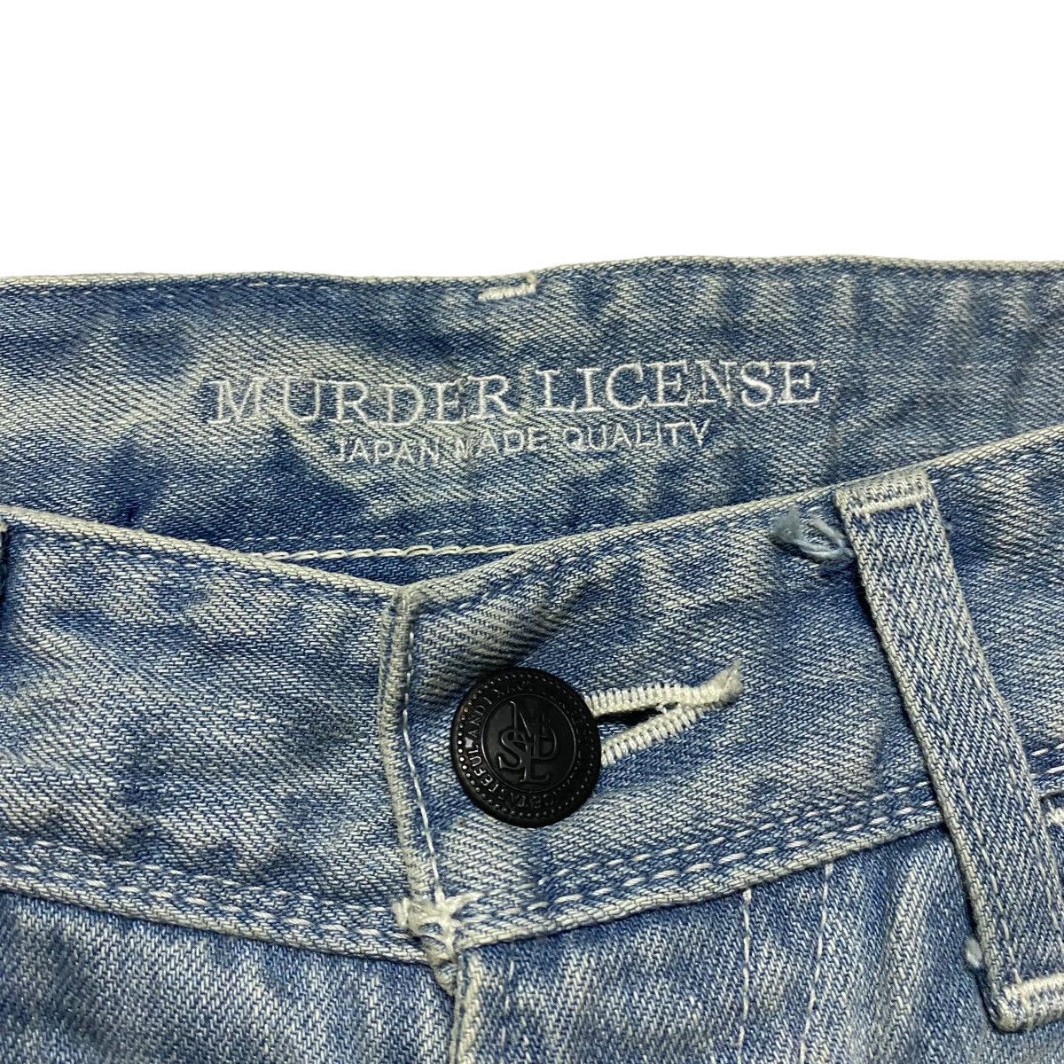 Murder License Murder License Honeycomb Denim Flare Jeans Size US 28 / EU 44 - 6 Thumbnail