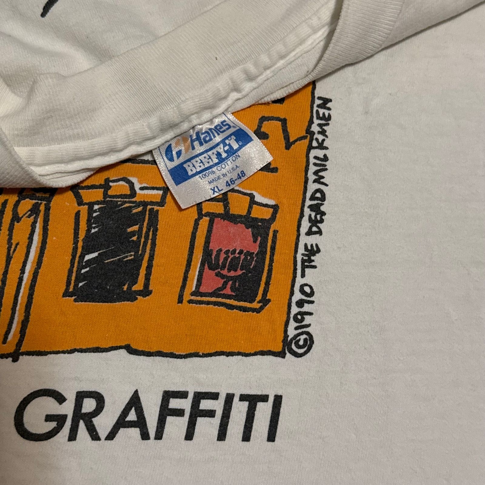 Band Tees × Hanes × Vintage The Dead Milkmen Metaphysical Graffiti Shirt XL 1990 Tour Size US XL / EU 56 / 4 - 5 Thumbnail