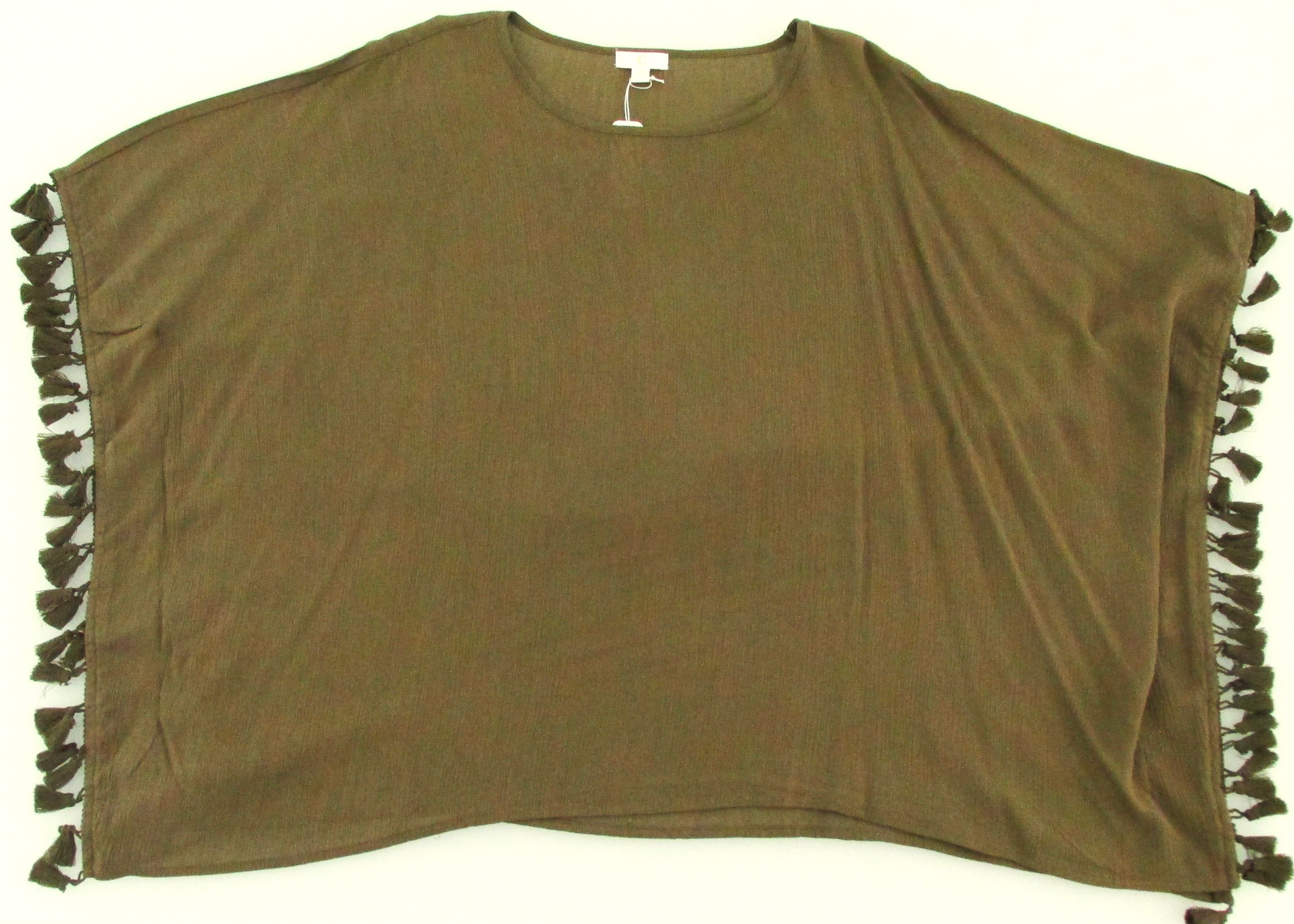 Other Charming Charlie(NWT) Women's Poncho Style Blouse Size SM. Size S / US 4 / IT 40 - 3 Thumbnail