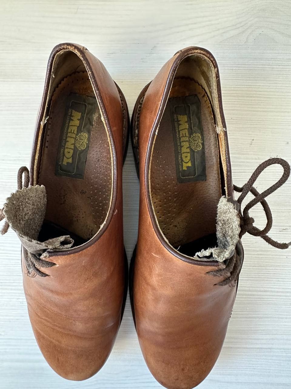 Leather Meindl Traditional Leather Shoes Trachten Haferl Alpine Size US 7 / EU 40 - 6 Thumbnail