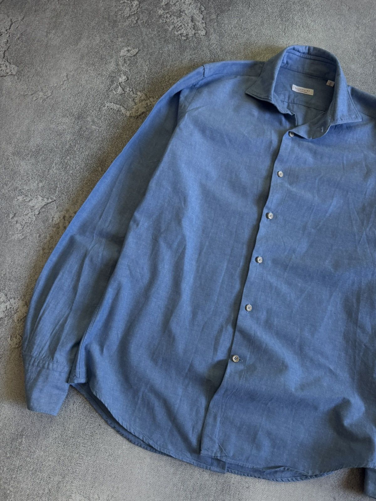 Glanshirt Glanshirt 41/16 size slowear japan brand button up shirt 👔 Size US M / EU 48-50 / 2 - 3 Thumbnail