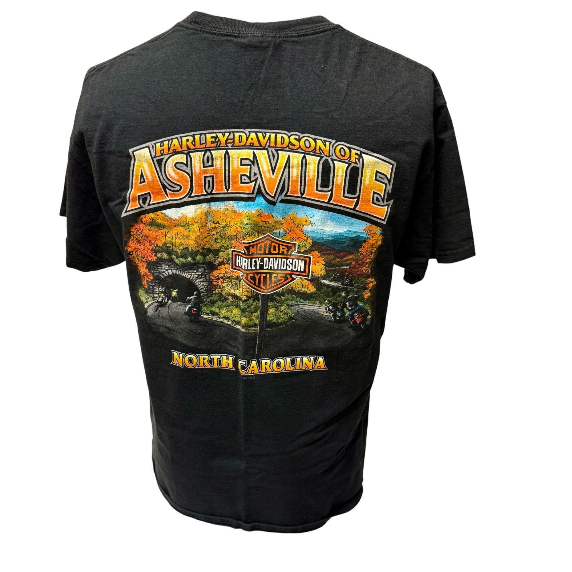 Harley Davidson H-D Asheville NC Mountain TUNNEL Route PINUP POLICE COP K9 Size US L / EU 52-54 / 3 - 4 Thumbnail