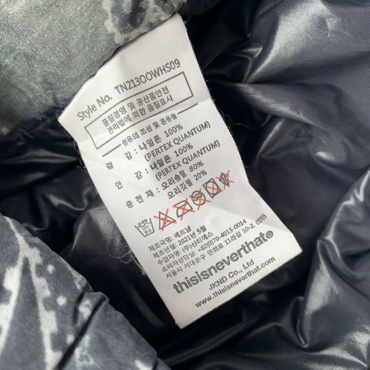 thisisneverthat thisisneverthat puffer down jacket Size US M / EU 48-50 / 2 - 8 Thumbnail