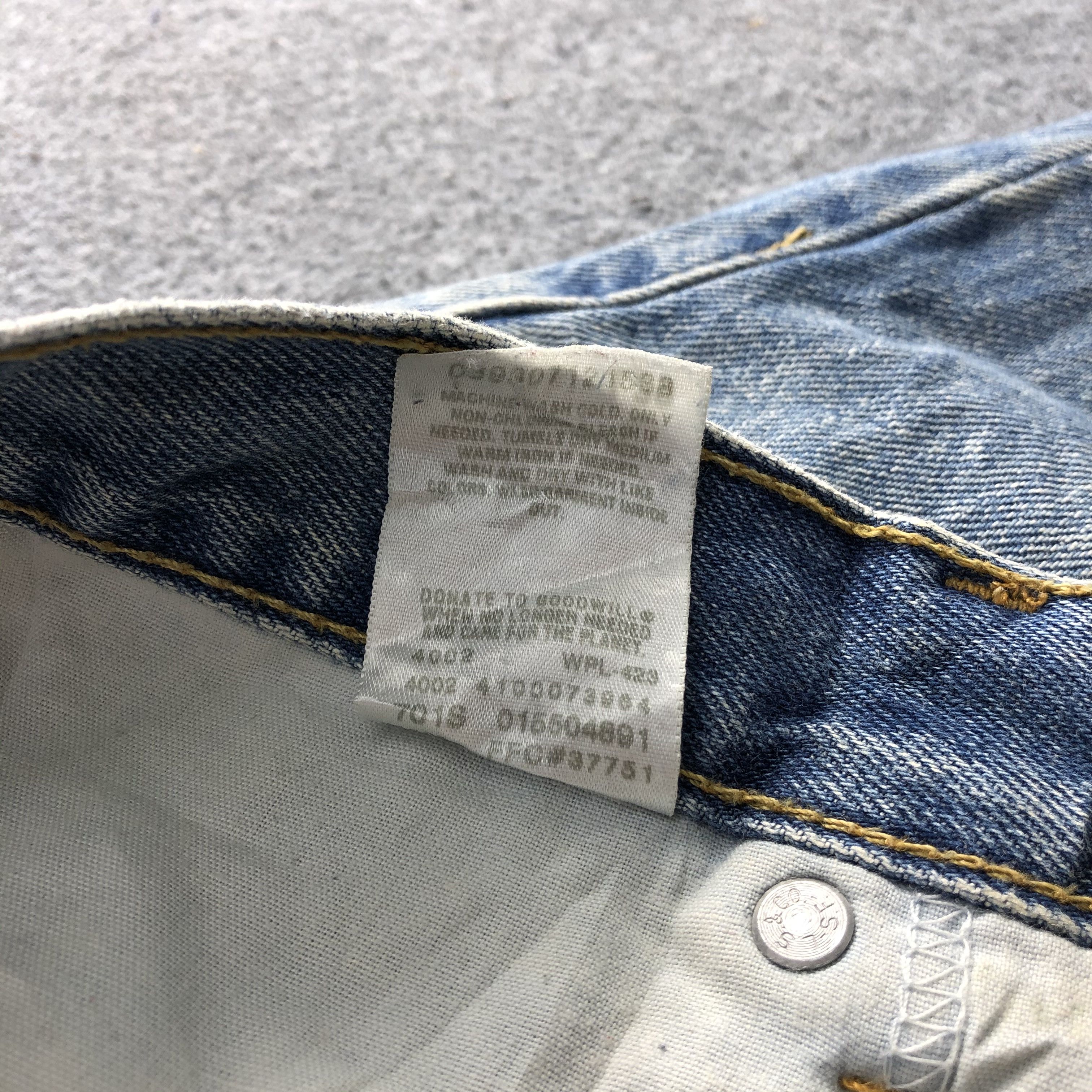 Levi's W50 Light Wash Vintage Levis 550 Jeans-J1166 Size US 44 / EU 60 - 10 Thumbnail
