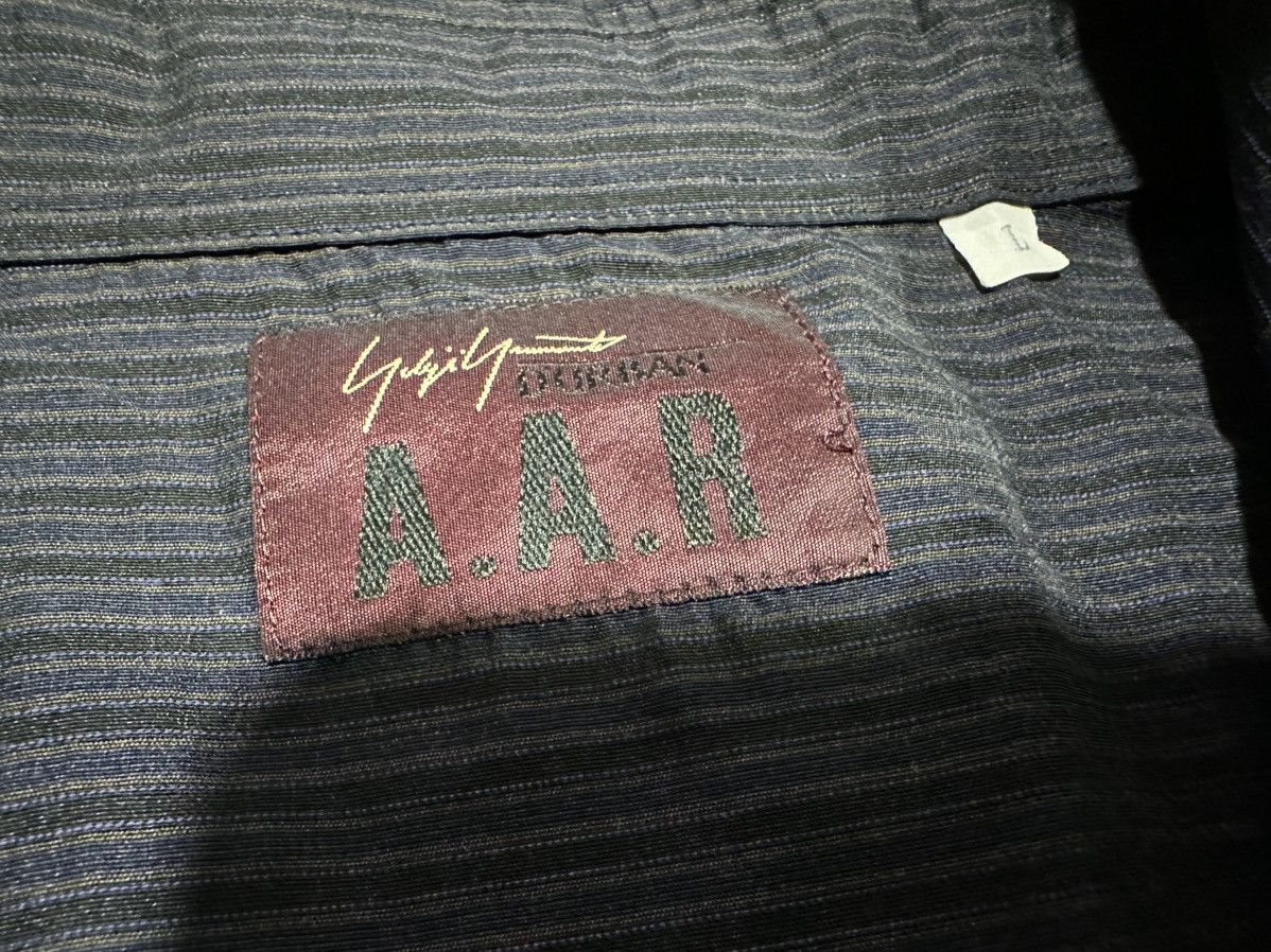 Yohji Yamamoto 🔥Vintage A.A.R Yohji Yamamoto Sheer Striped Shirt Ls Size US L / EU 52-54 / 3 - 7 Thumbnail