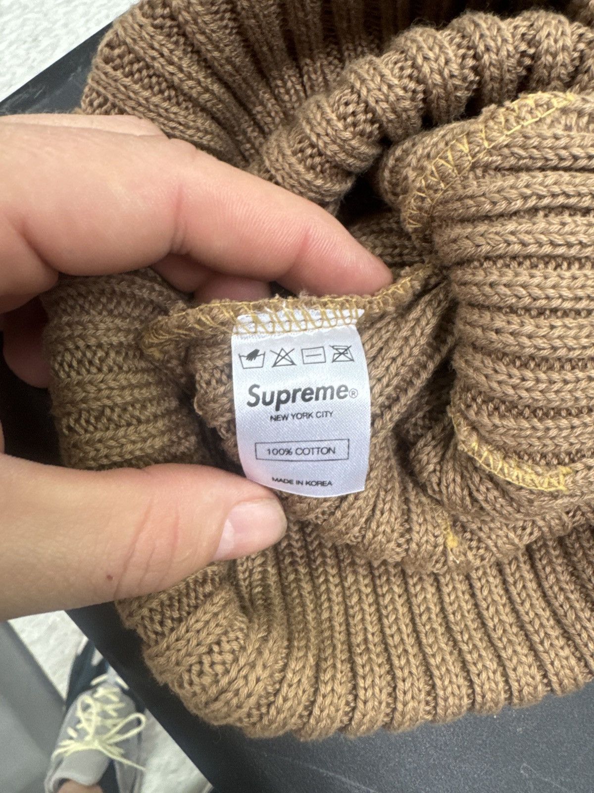 Supreme FW12 Supreme Ribbed Beanie Size ONE SIZE - 3 Thumbnail