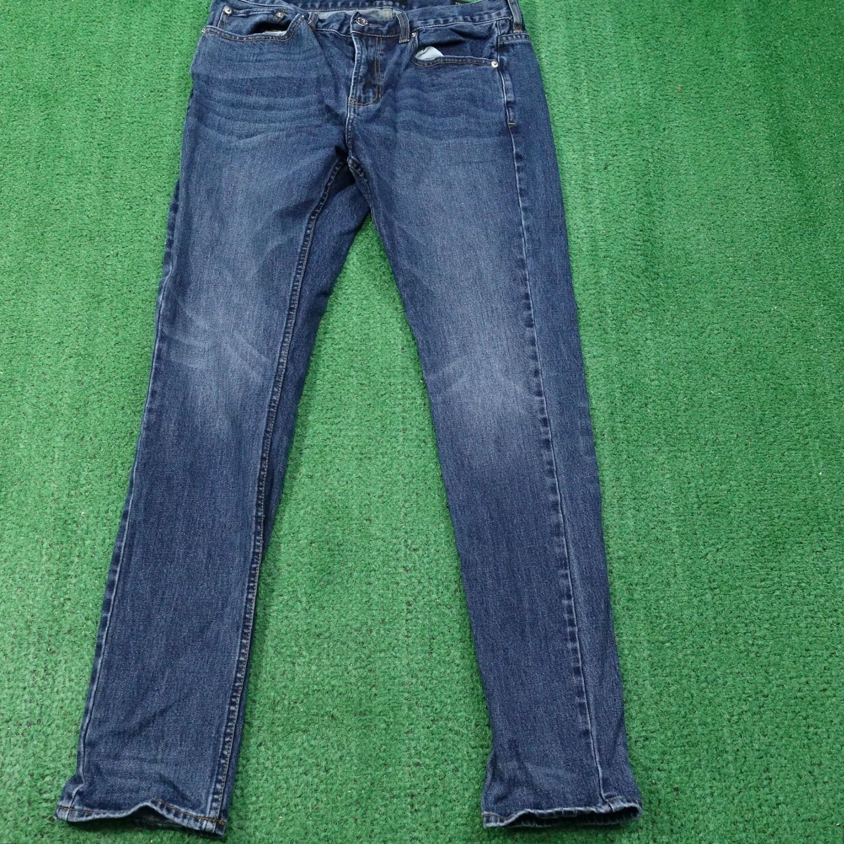 CO Bullhead Denim Co Jeans Mens 32x32 Blue Skinny Fit Stretch Denim Pants Size US 32 / EU 48 - 2 Thumbnail