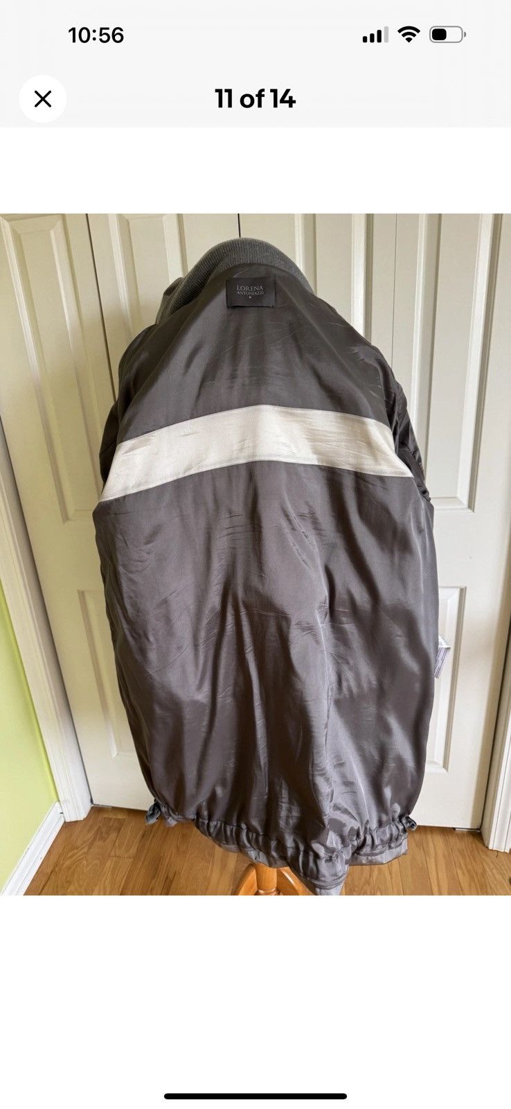 Other LORENA ANTONIAZZI Women Gray Oversized Puffer Jacket 8-10/44 Size M / US 6-8 / IT 42-44 - 10 Thumbnail