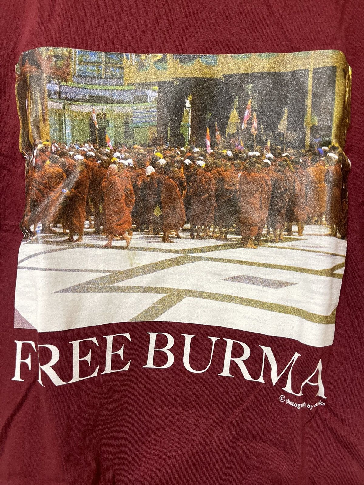 Jun Takahashi × Undercover × Vintage Rare Vintage Jun Takahashi Undercover Free Burma Shirt Size US S / EU 44-46 / 1 - 3 Thumbnail