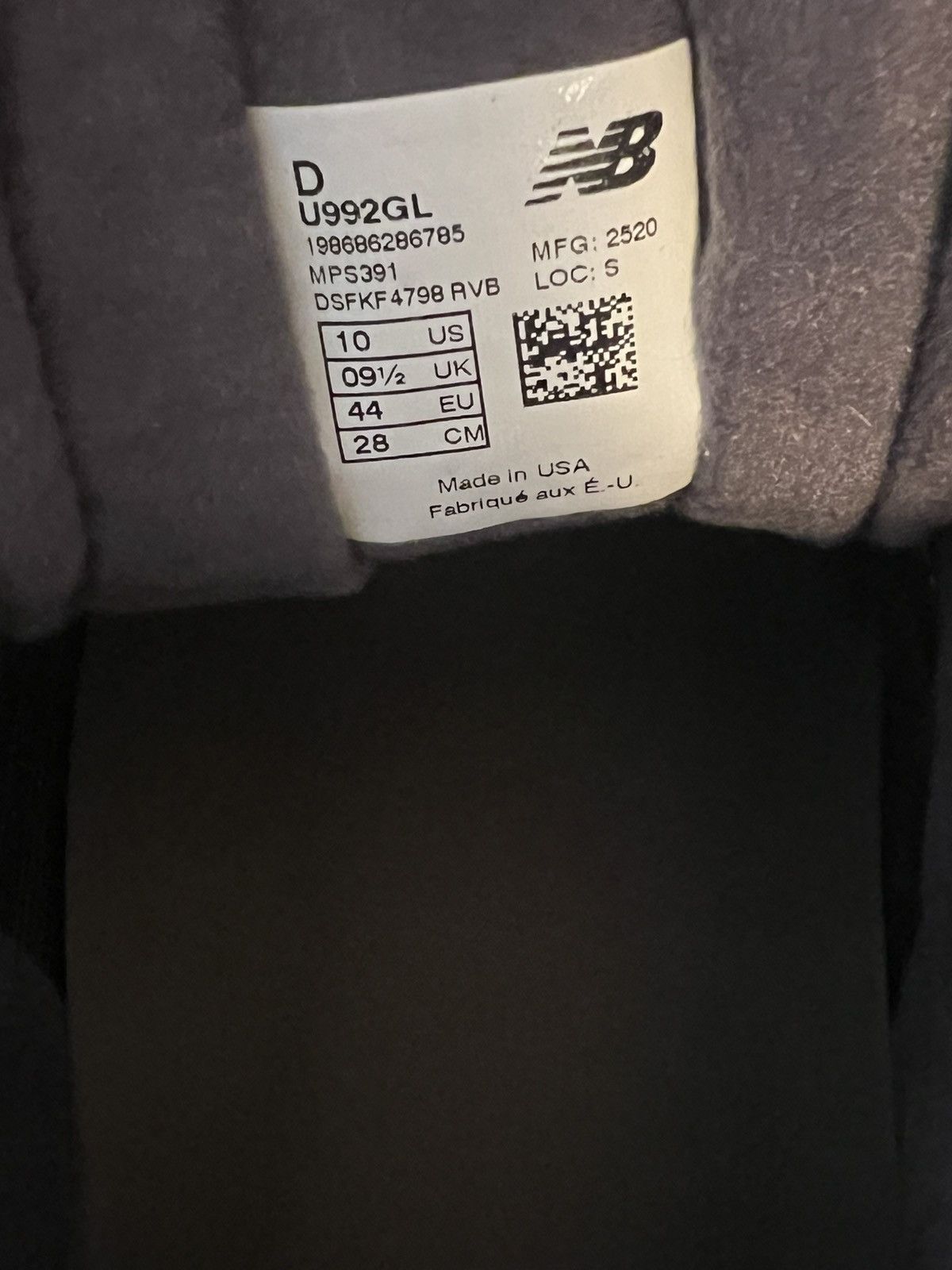 New Balance New Balance 992 GL US10M Made in USA Dark Camo Size US 10 / EU 43 - 8 Thumbnail