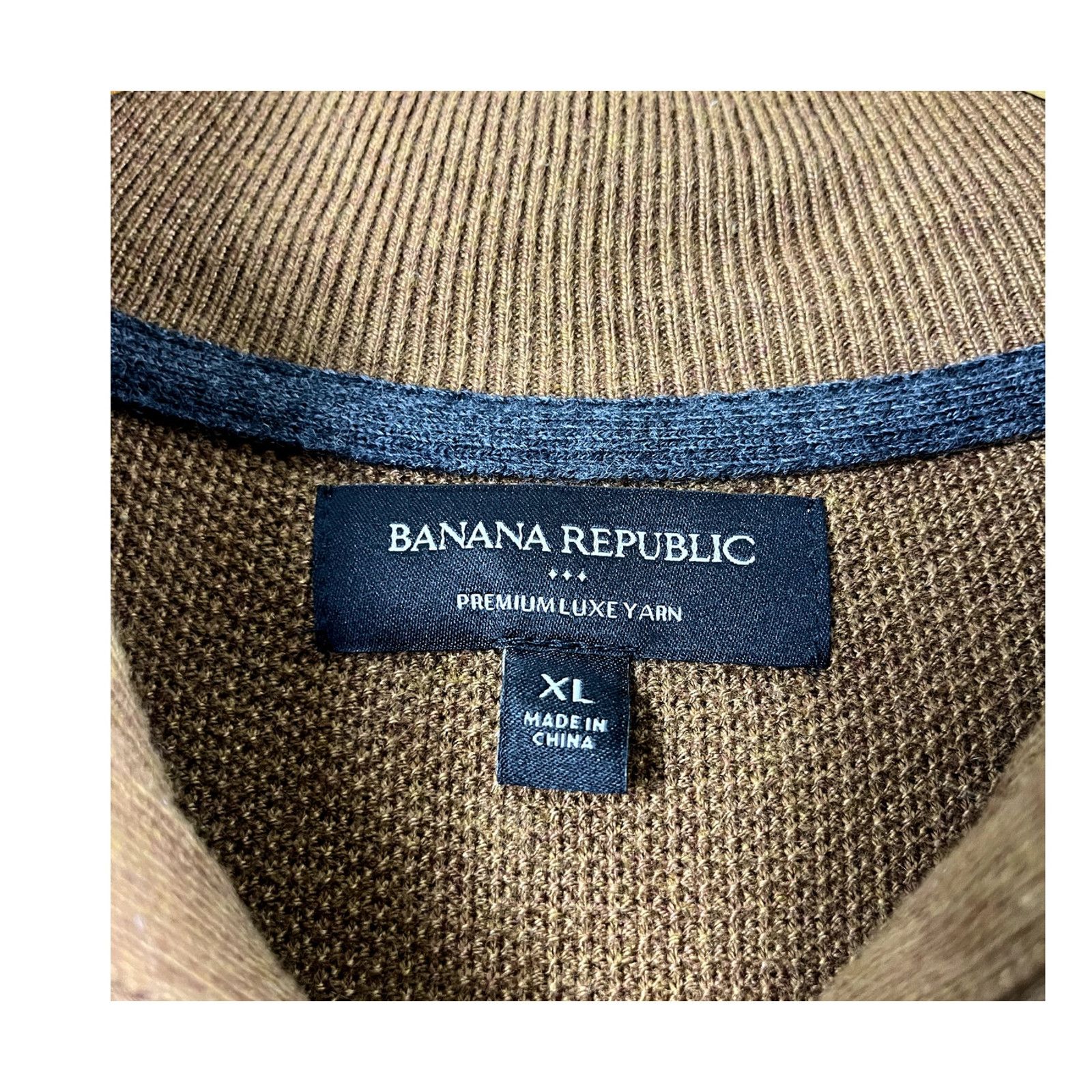 Banana Republic Men's Brown Luxe Yarn Banana Republic Sweater XL Size US XL / EU 56 / 4 - 3 Thumbnail