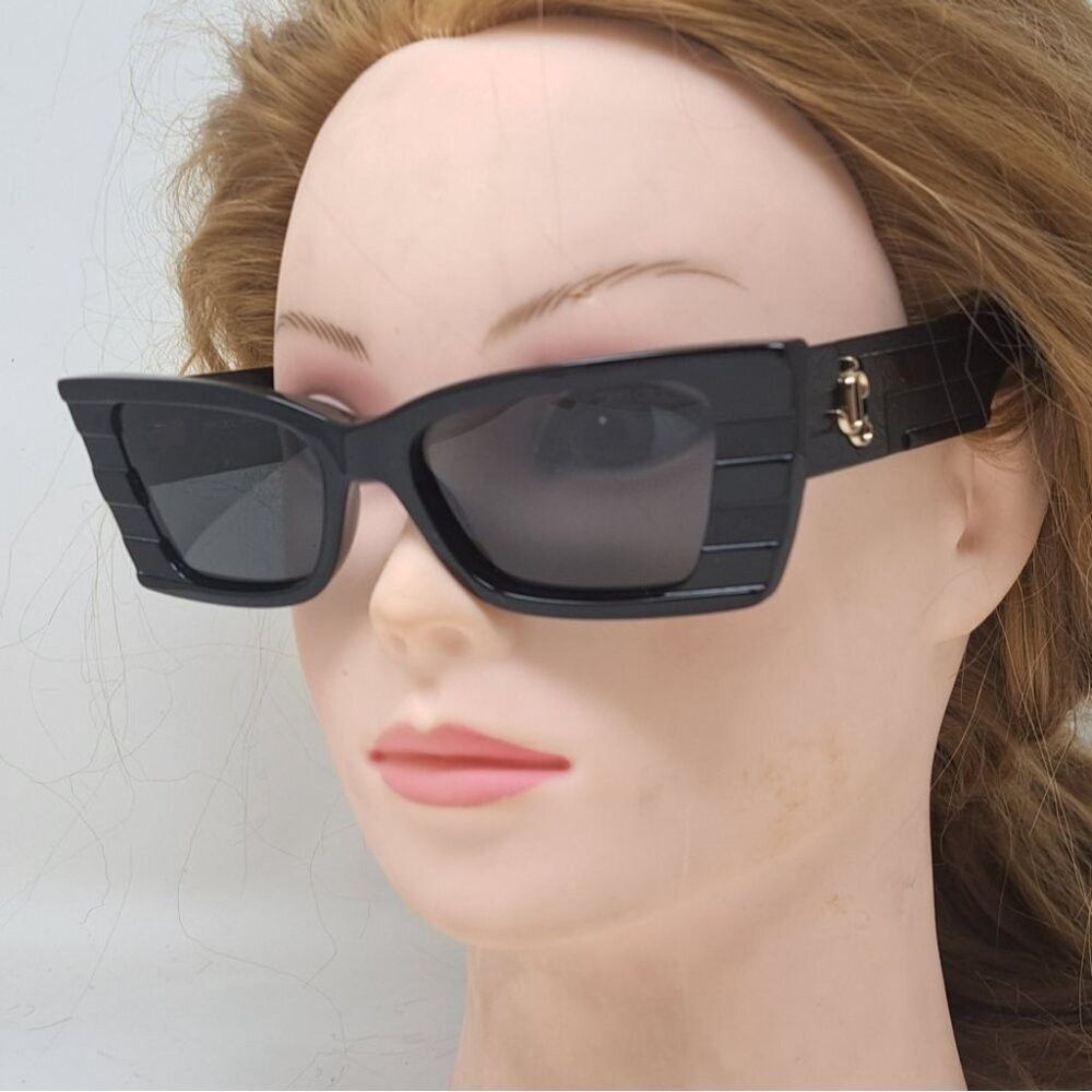 Jimmy Choo NWT Jimmy Choo Avenue Motif Tatum Sunglasses Matte Black Gr Size ONE SIZE - 2 Thumbnail