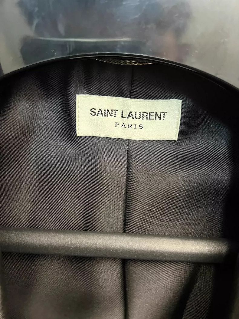 Saint Laurent Paris Saint Laurent Paris 21 Autumn and Winter Show Style Sheepsk Size 48R - 3 Thumbnail