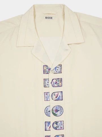 o1mle0226 Ski Season Short Sleeve Shirt in Neutrals