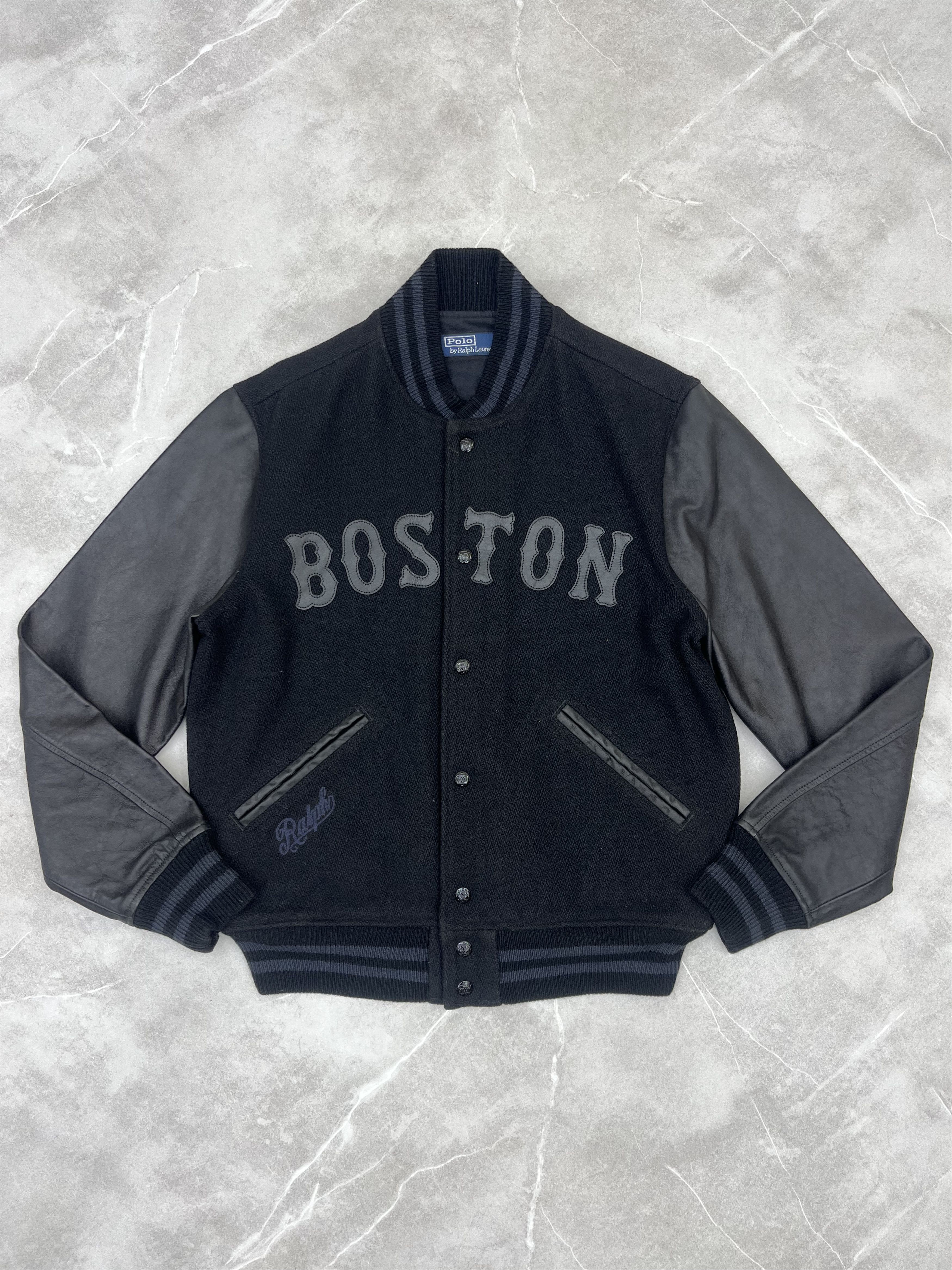Polo Ralph Lauren Polo Ralph Lauren Boston Varsity Jacket MLB Bomber Jacket Size US M / EU 48-50 / 2 - 1 Thumbnail