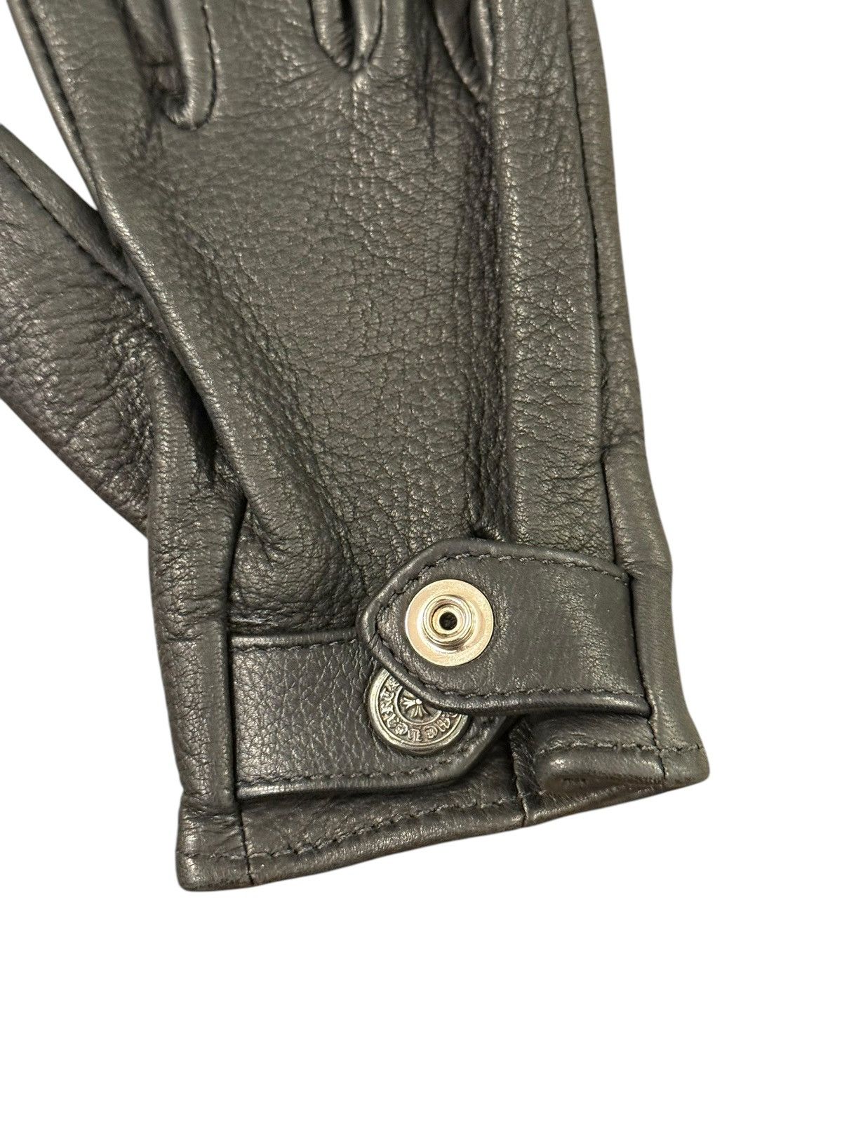 Chrome Hearts Horseshoe Button Leather Gloves Size ONE SIZE - 8 Thumbnail
