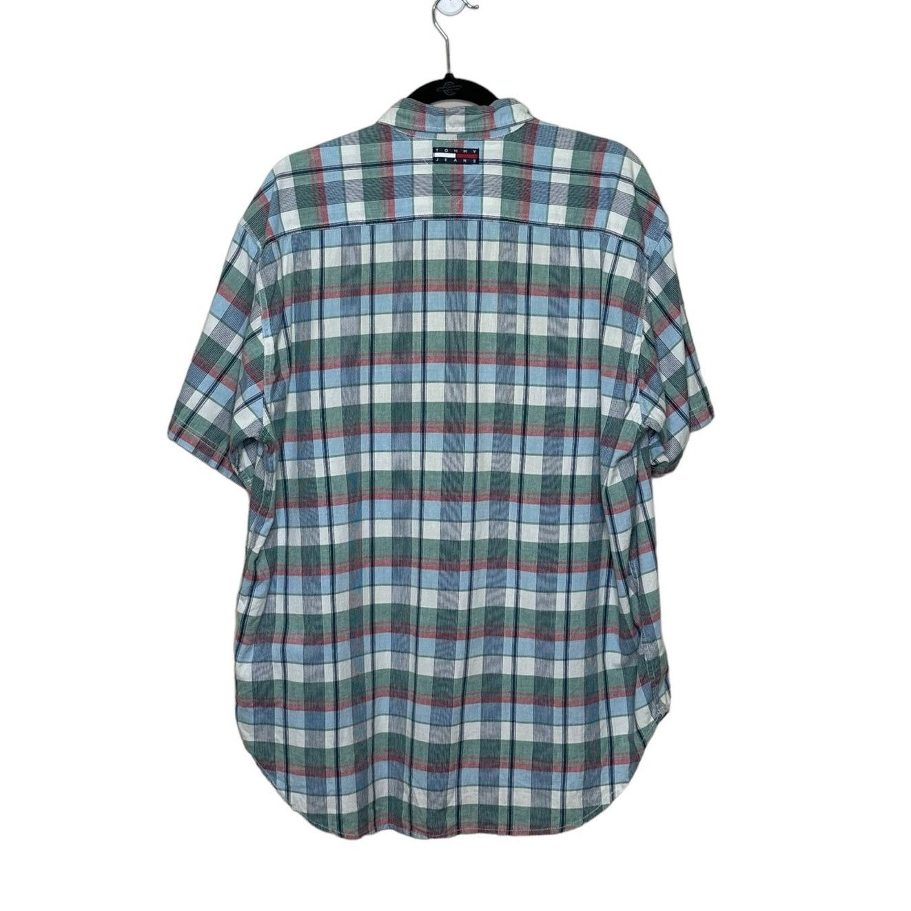 Tommy Hilfiger Tommy Hilfiger plaid short sleeves button men shirts size L Size US L / EU 52-54 / 3 - 2 Thumbnail