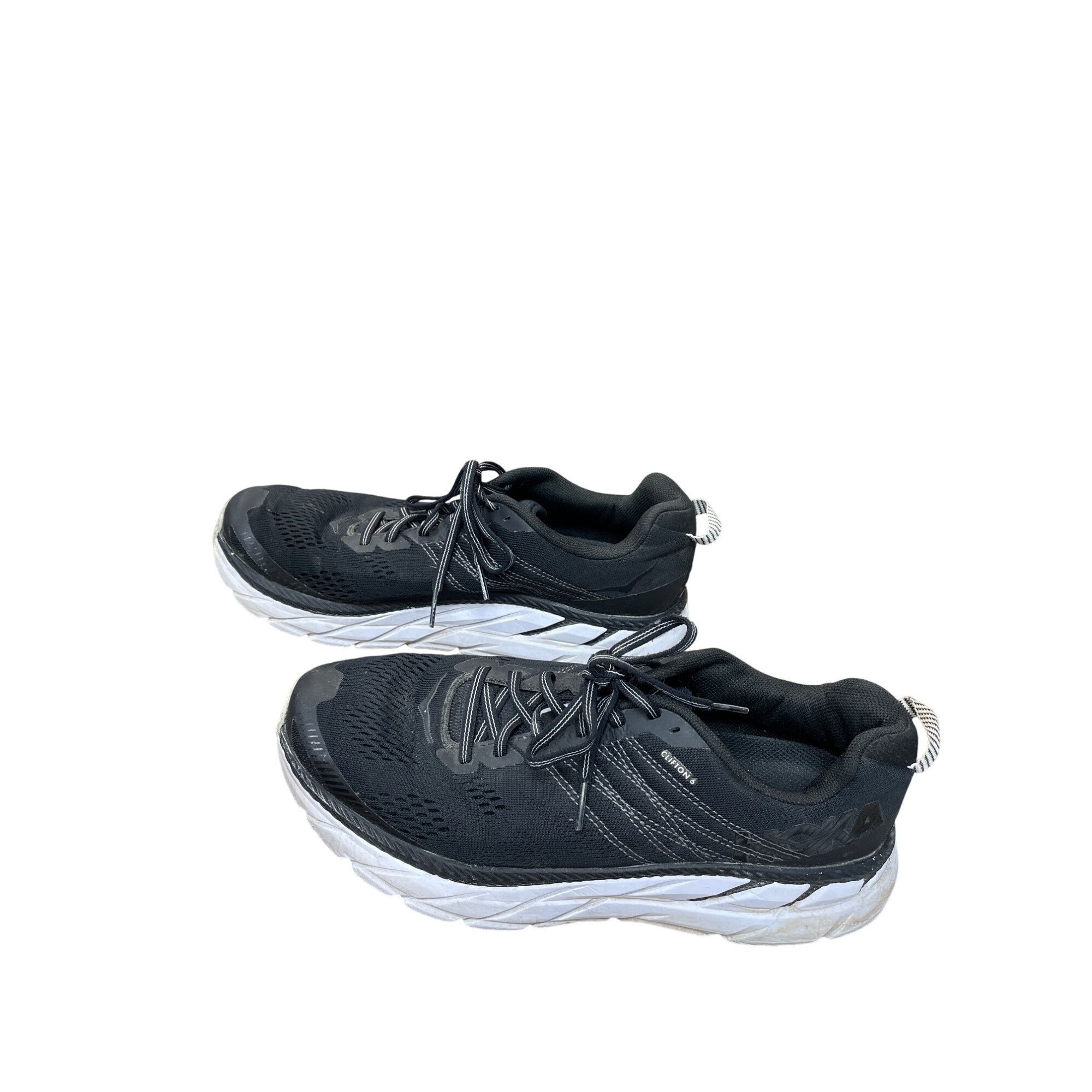 Hoka Hoka One Clifton 6 Mens Black/White Running Walking Shoes Si Size US 9.5 / EU 42-43 - 3 Thumbnail