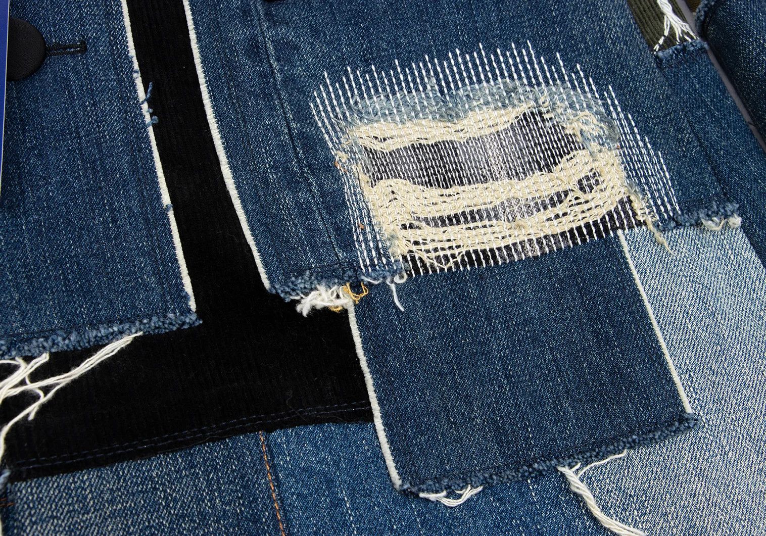 Junya Watanabe Patchwork Denim Coat in Indigo and Other Colors, XS Size US XS / EU 42 / 0 - 13 Thumbnail