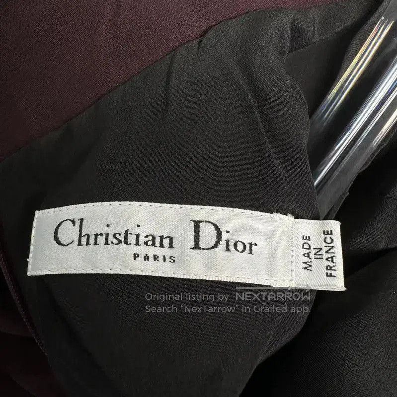 Dior Dior Short Sleeve Pleated Dress in Brown . Size S / US 4 / IT 40 - 6 Thumbnail