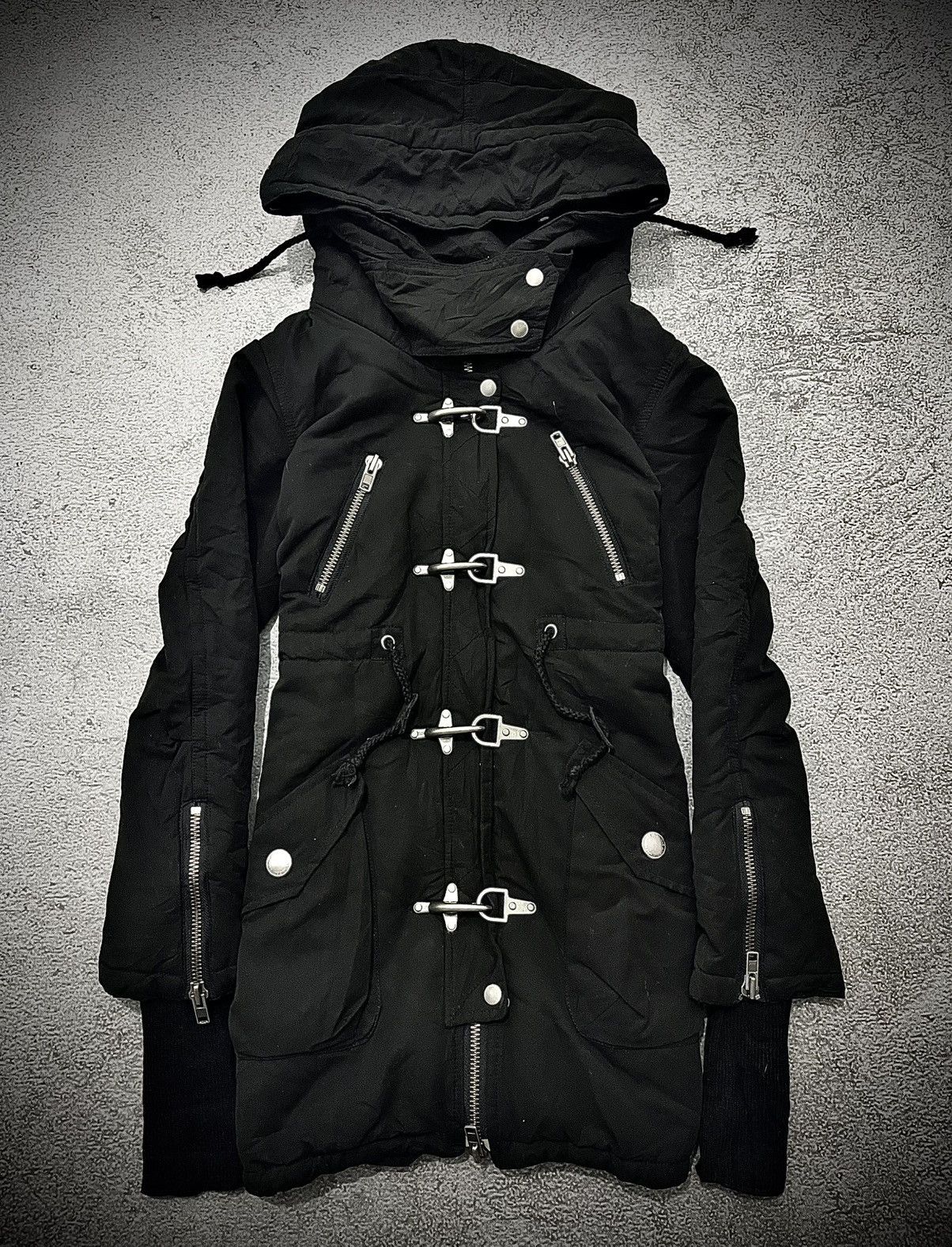 Japanese Brand 2000s Duras Ambient Gothic Punk Jacket Size US M / EU 48-50 / 2 - 1 Thumbnail