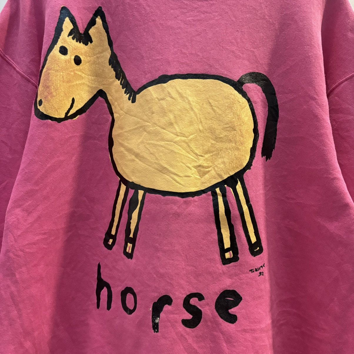 Vintage Vintage Horse Sweatshirt Rock Pop Size US XL / EU 56 / 4 - 3 Thumbnail