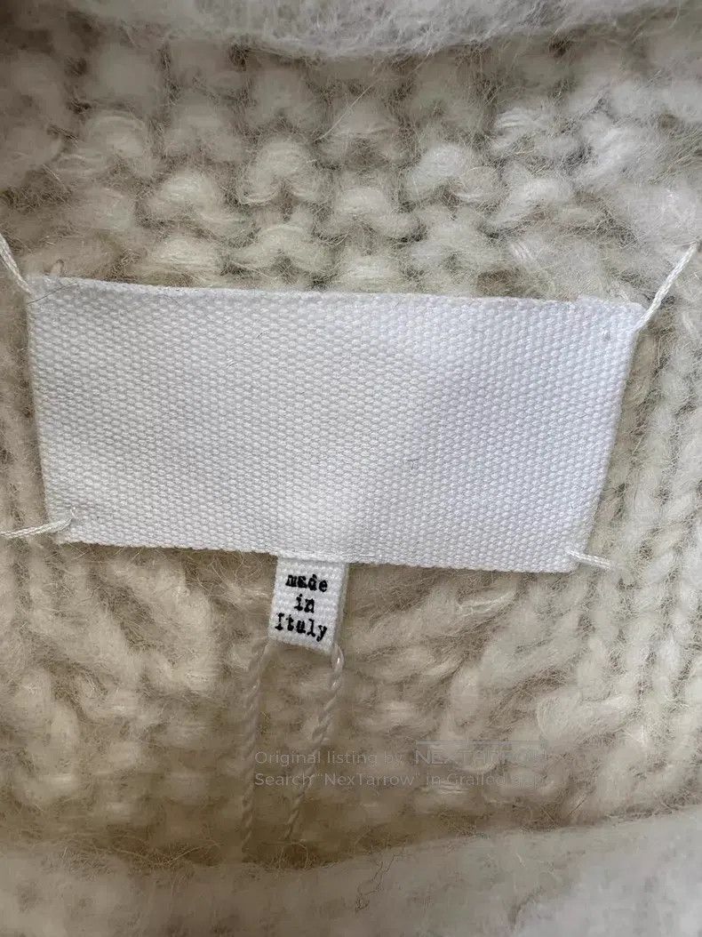 Maison Margiela Maison Margiela Hemp-knitted round-neck thick knitted swea Size XS / US 0-2 / IT 36-38 - 4 Thumbnail