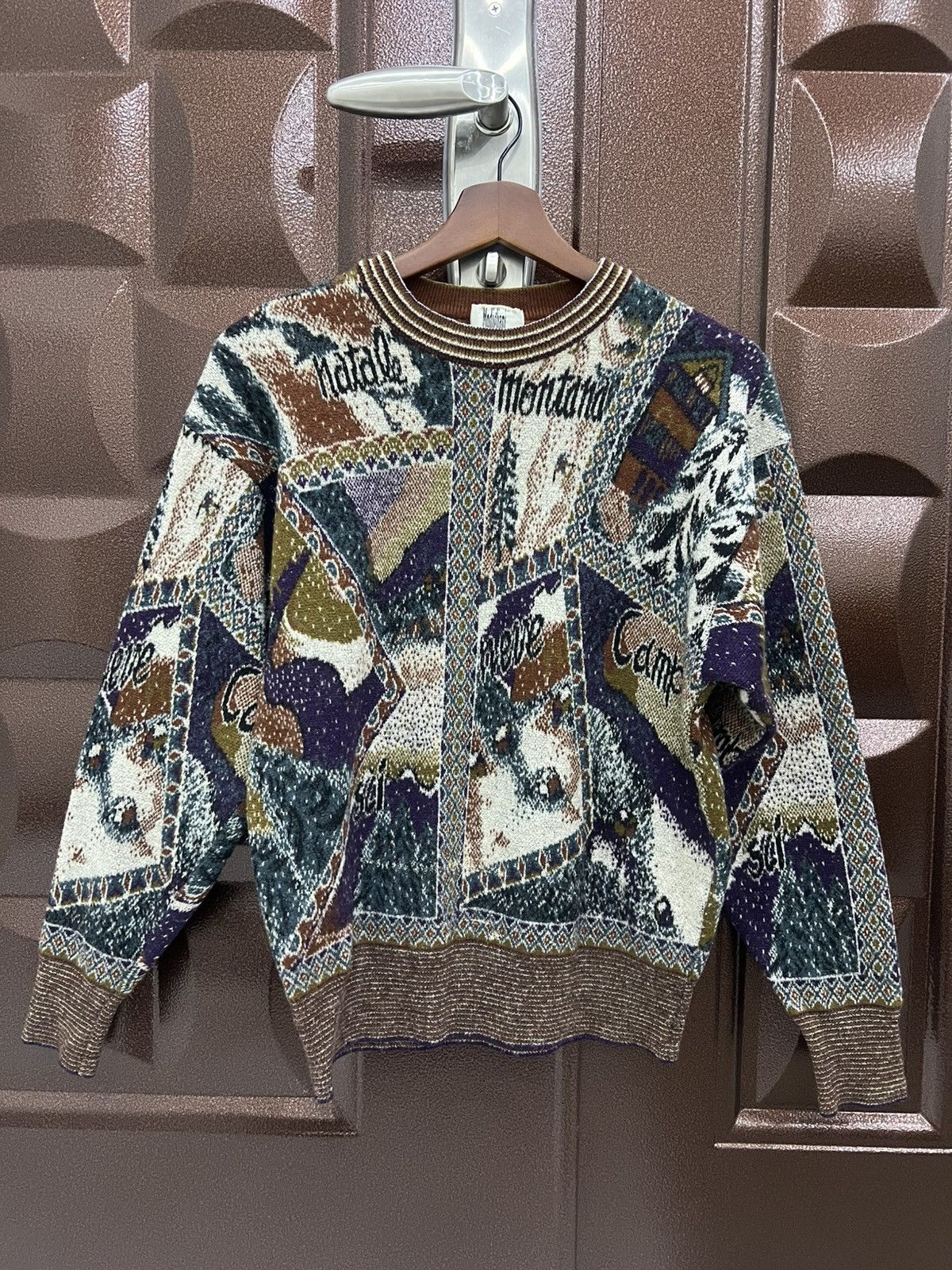 Japanese Brand Modigham Montana Classic Missoni Jumper Knit Coogi Style Size US M / EU 48-50 / 2 - 3 Thumbnail