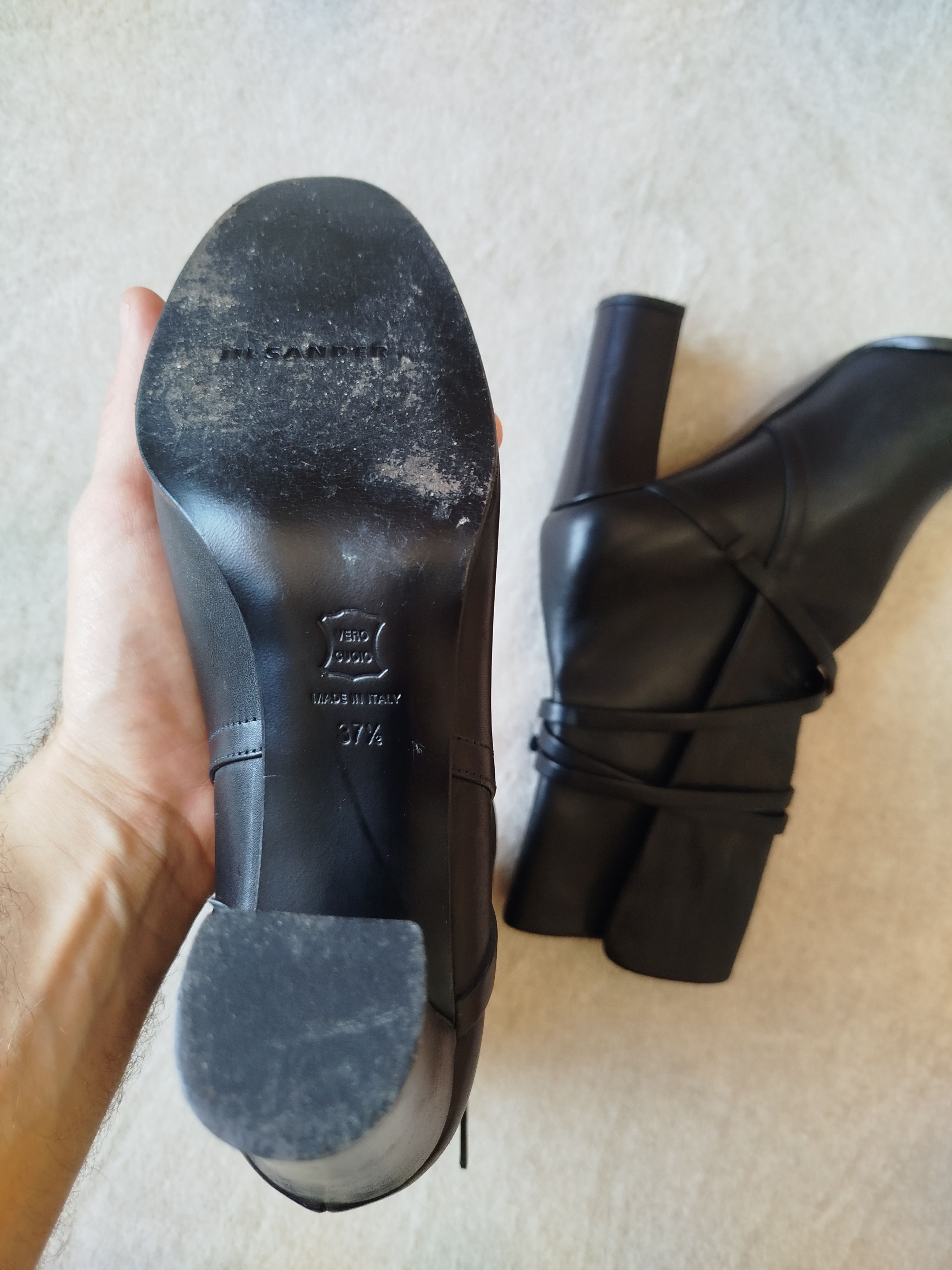 Jil Sander Jil Sander black boots Size US 7.5 / IT 37.5 - 6 Thumbnail